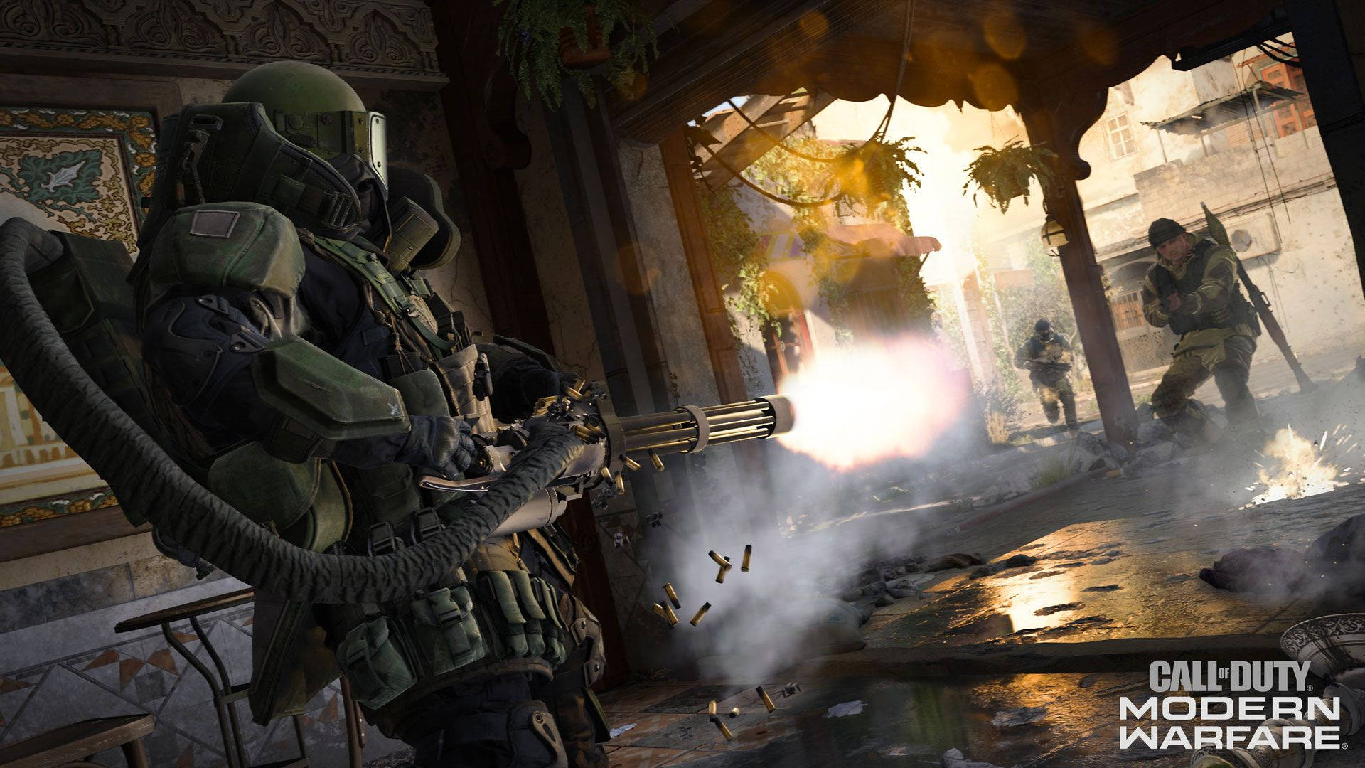 Call Of Duty Modern Warfare With Bokeh Background