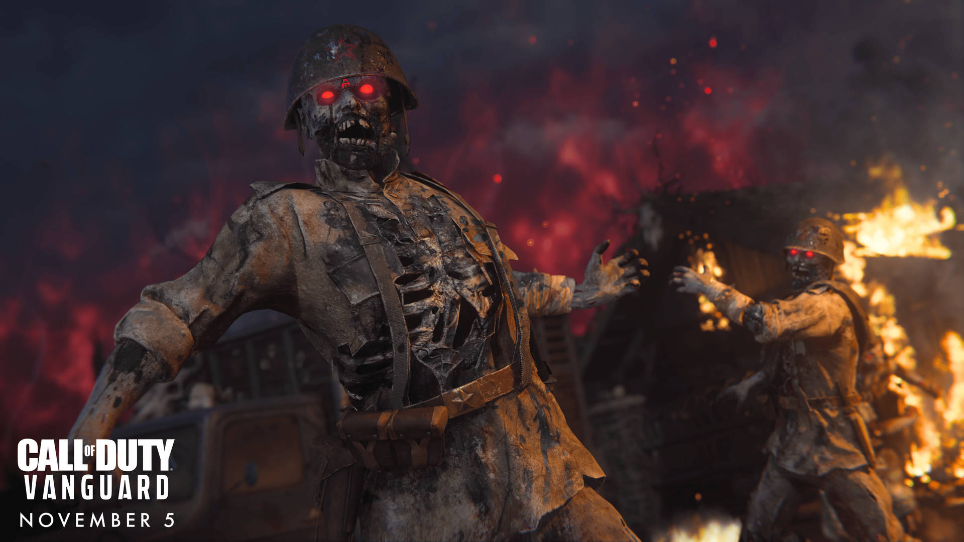 Call Of Duty Vanguard Zombie Soldier Background