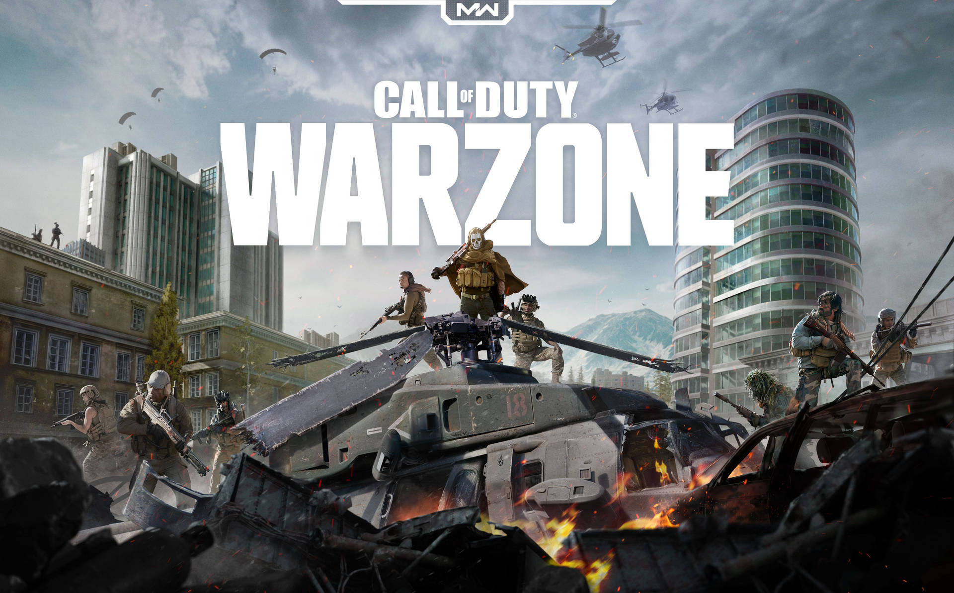 Call Of Duty Warzone 4k Crashed Helicopter