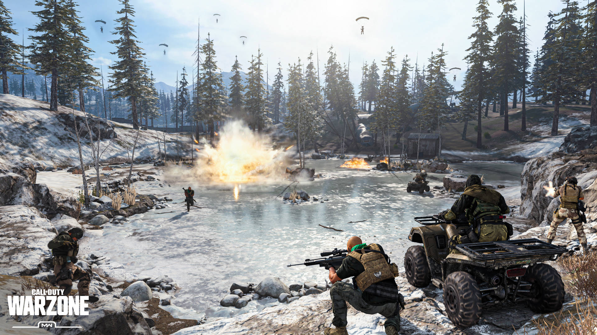 Call Of Duty Warzone 4k Lake Background
