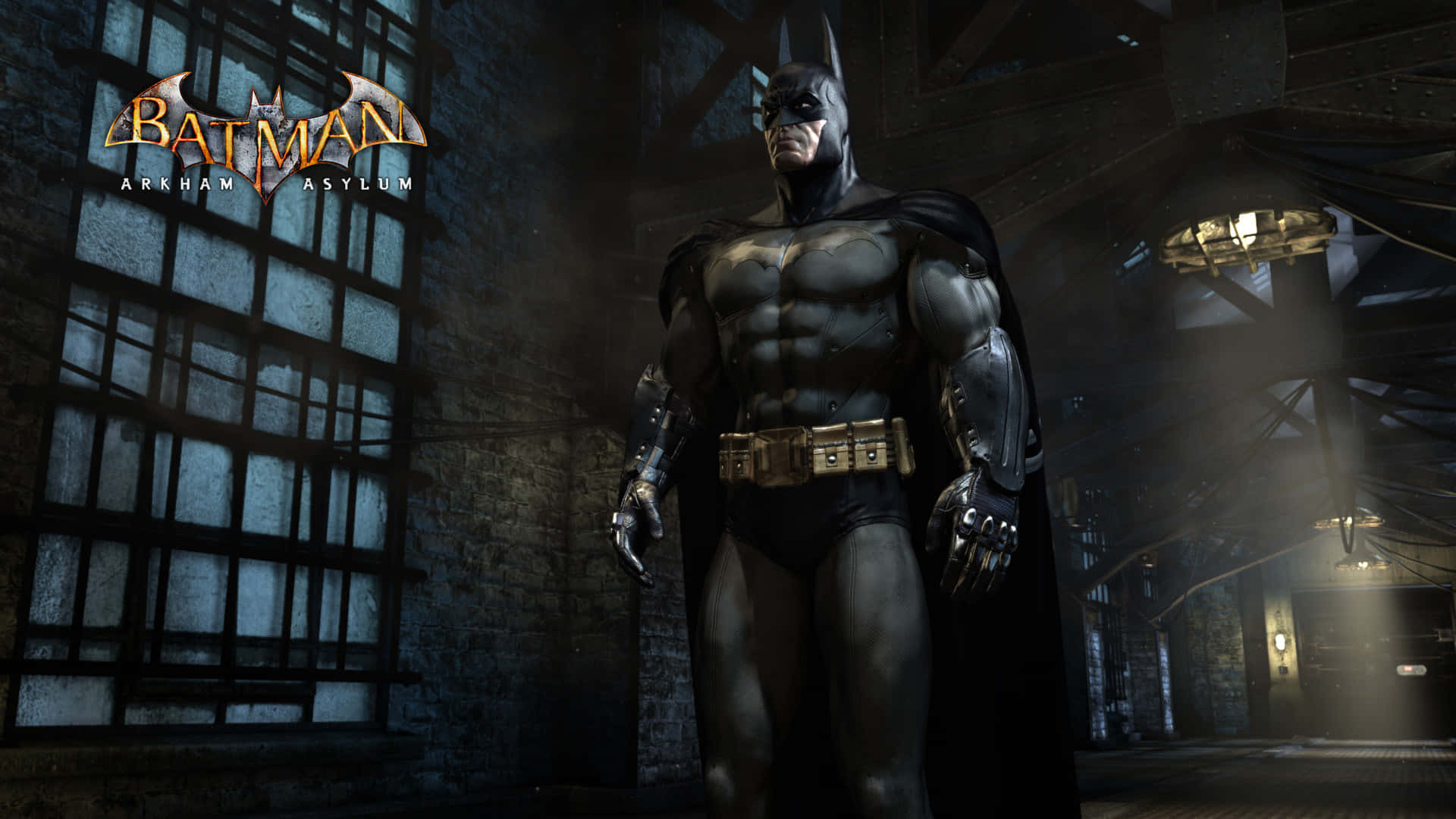 Calling All Superheroes! Come Arm Yourself To Save Gotham City From Arkham Asylum. Background