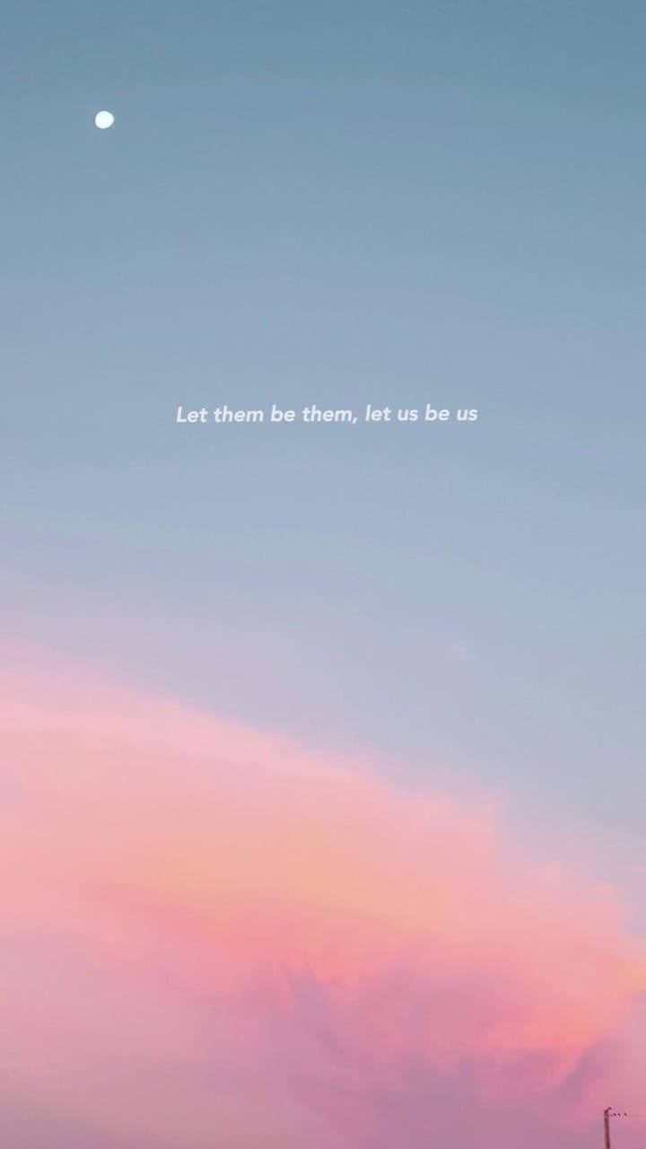 Calm Aesthetic Sky Colors Background