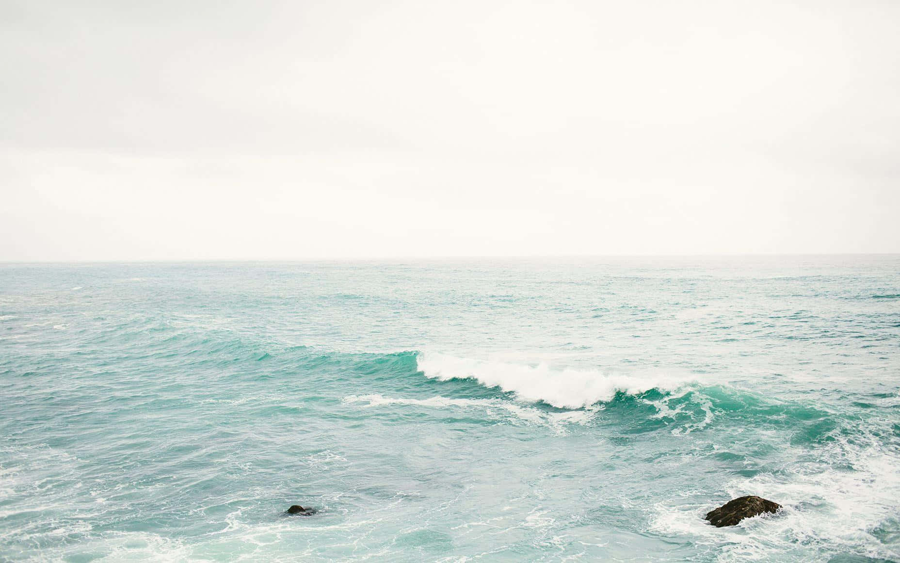 Calm Aesthetic Wave Background