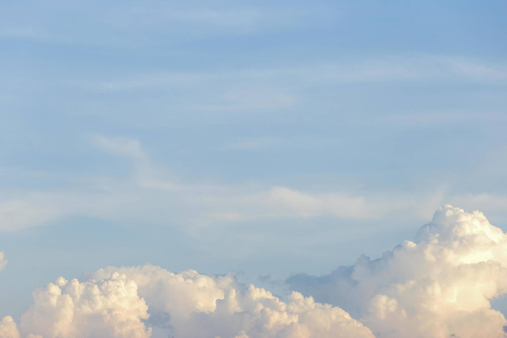 Calm And Peaceful Funeral Clouds Background