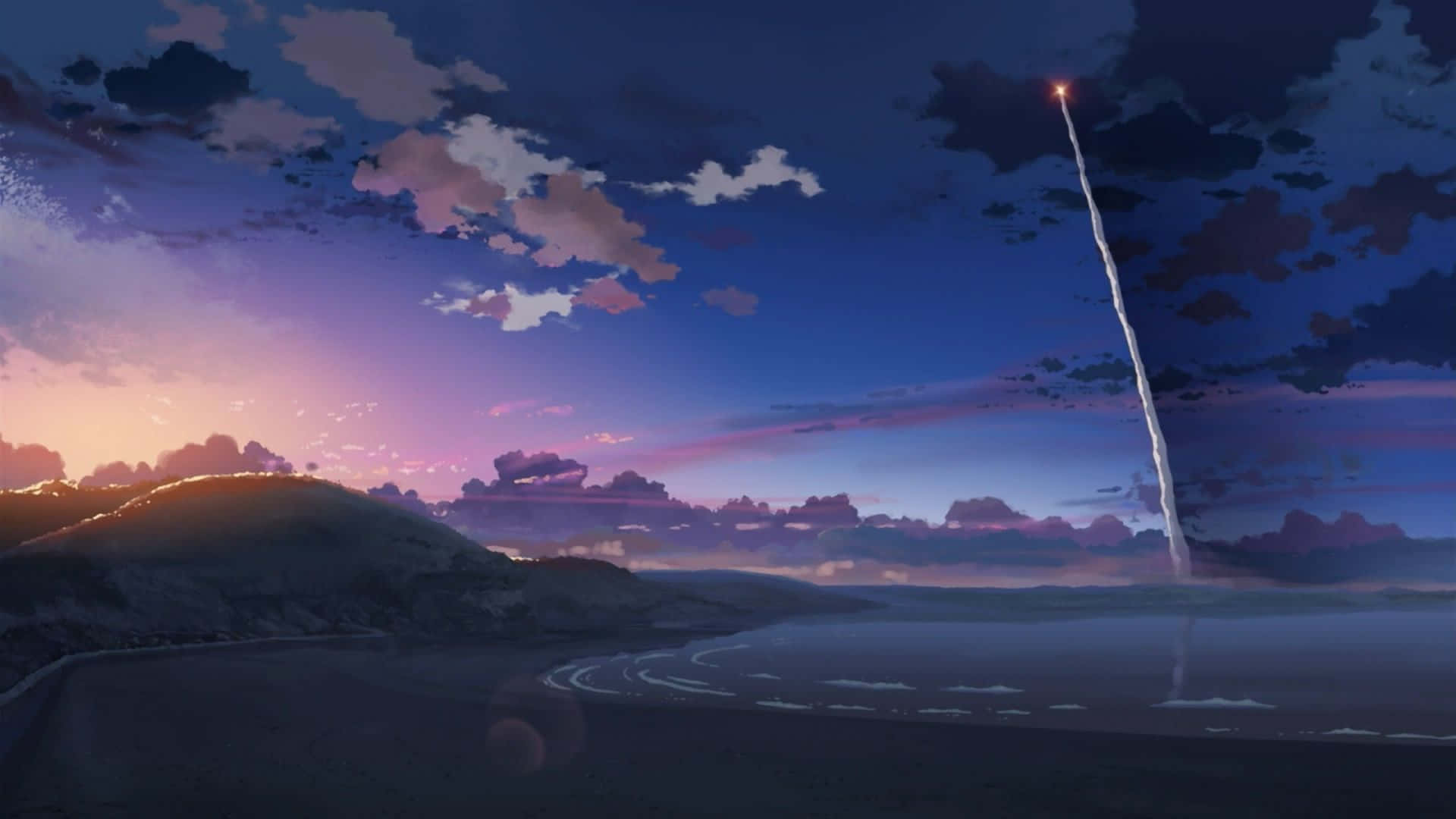 Calm Anime 5 Centimeters Per Second Background