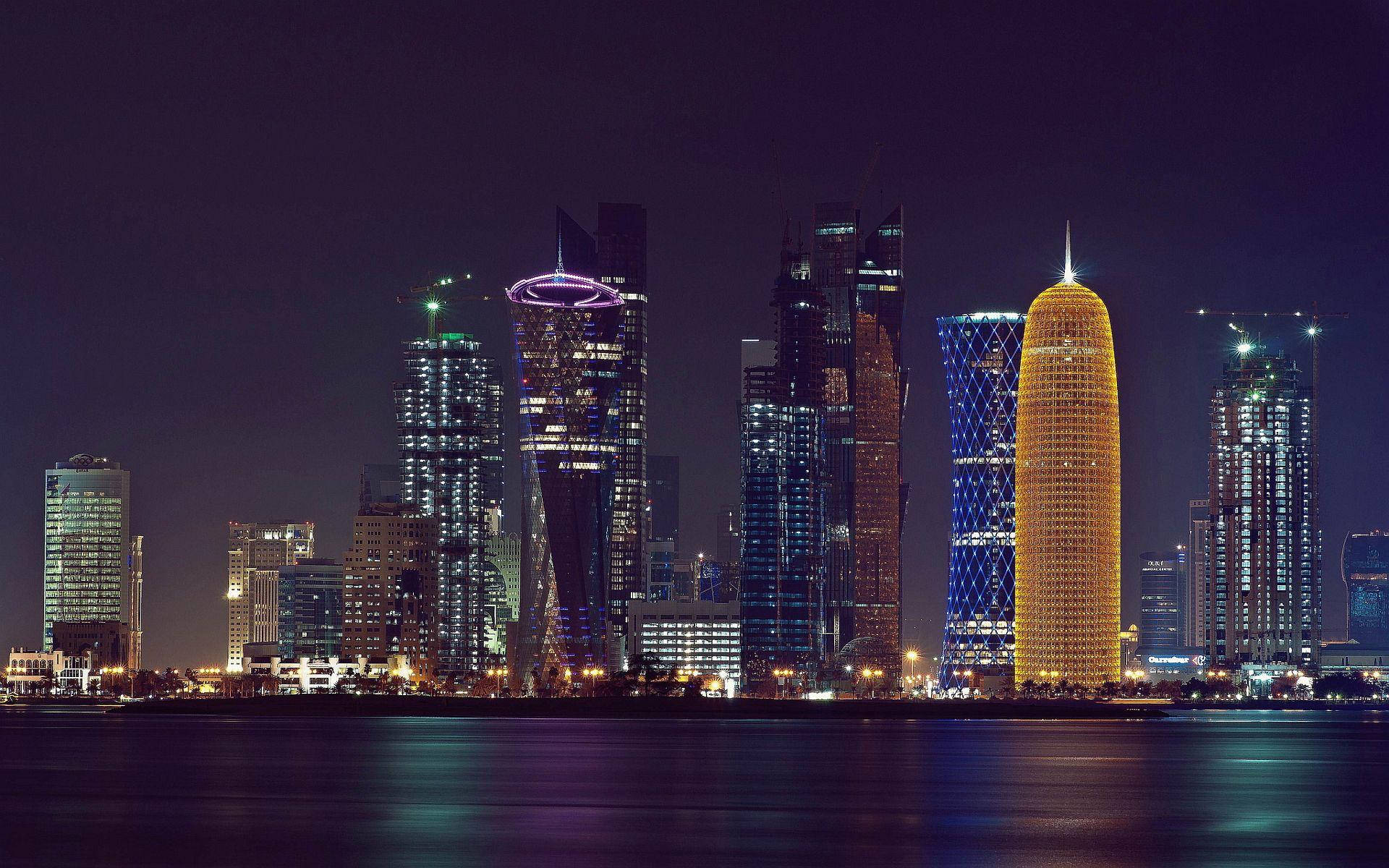 Calm Doha City Background