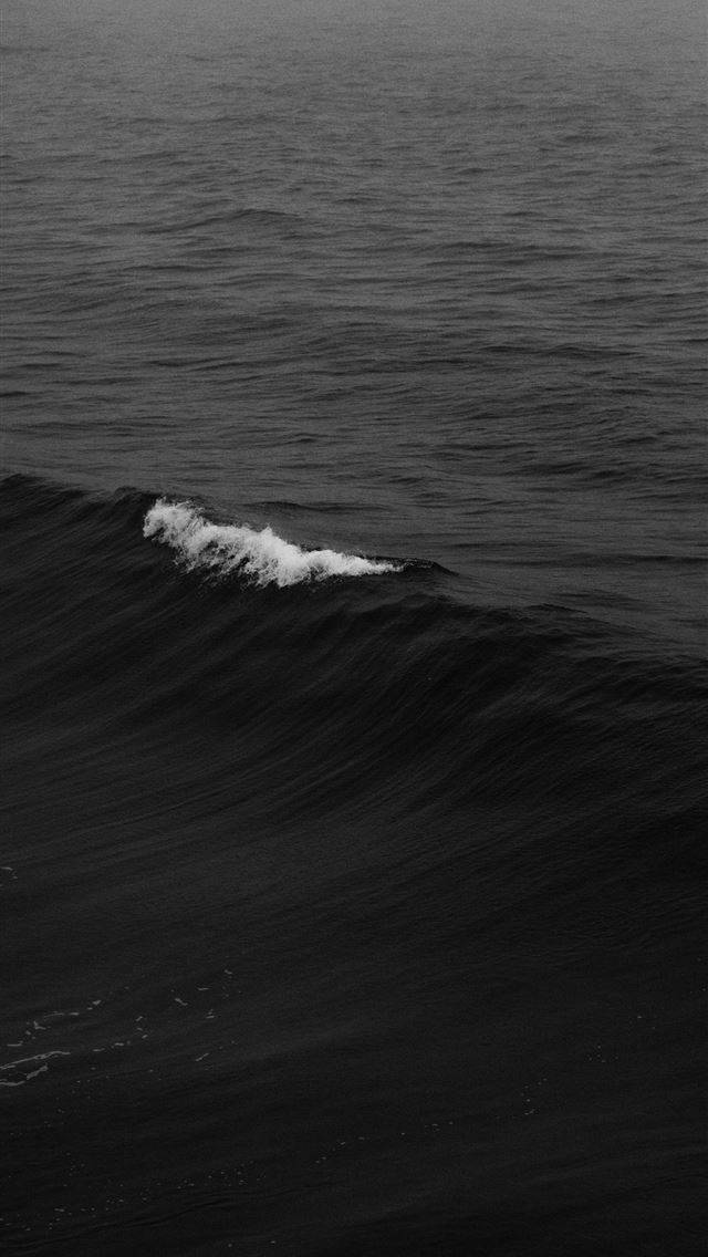 Calm Sea Waves Iphone Dark Background