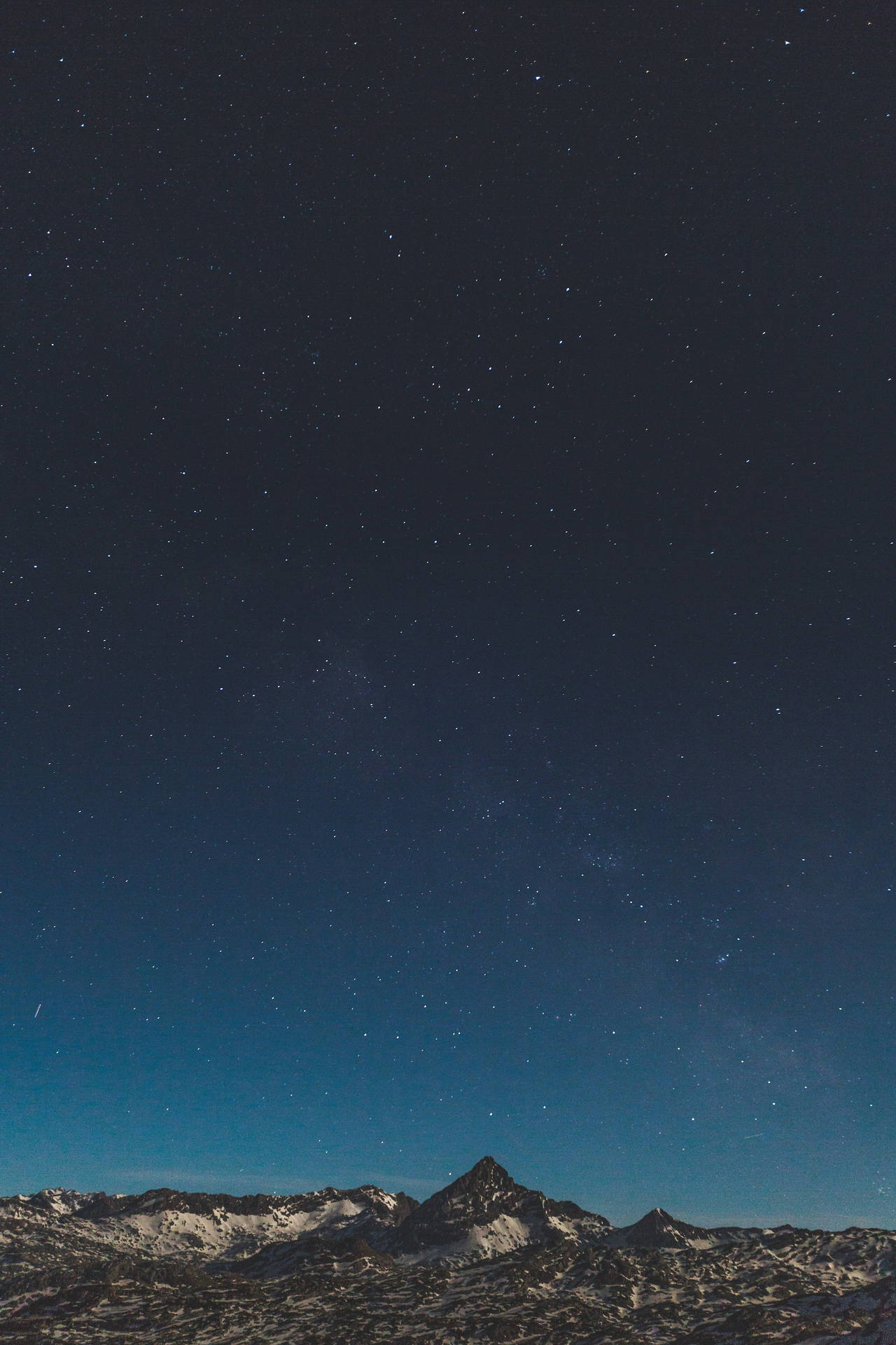 Calm Starry Night Sky Background