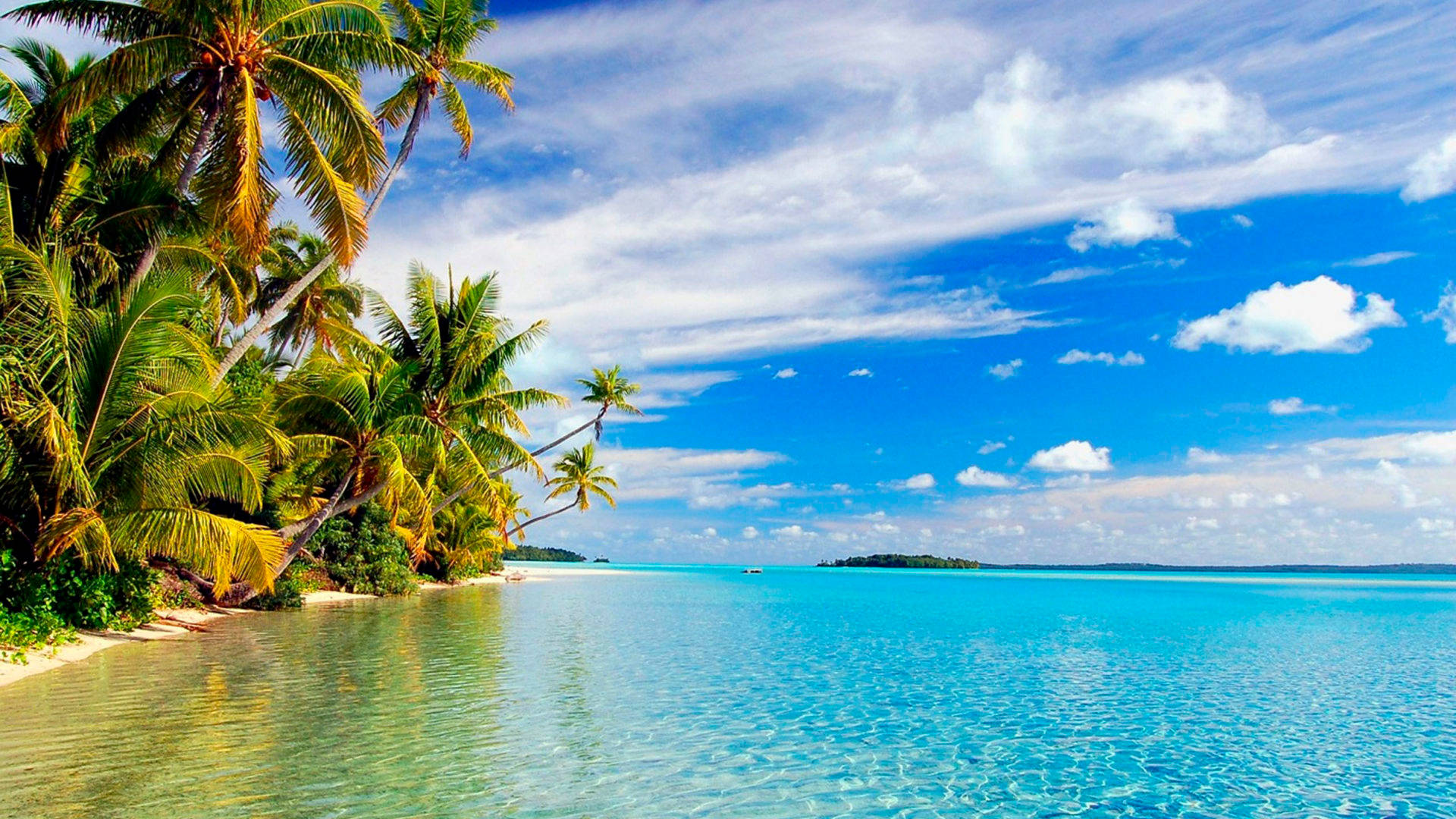 Calm Water On A Beautiful Beach