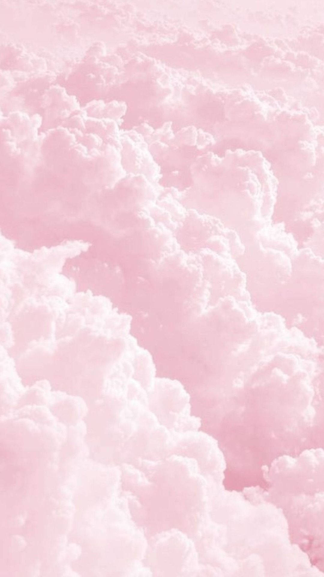 Calming Aesthetic Pink Sky Background