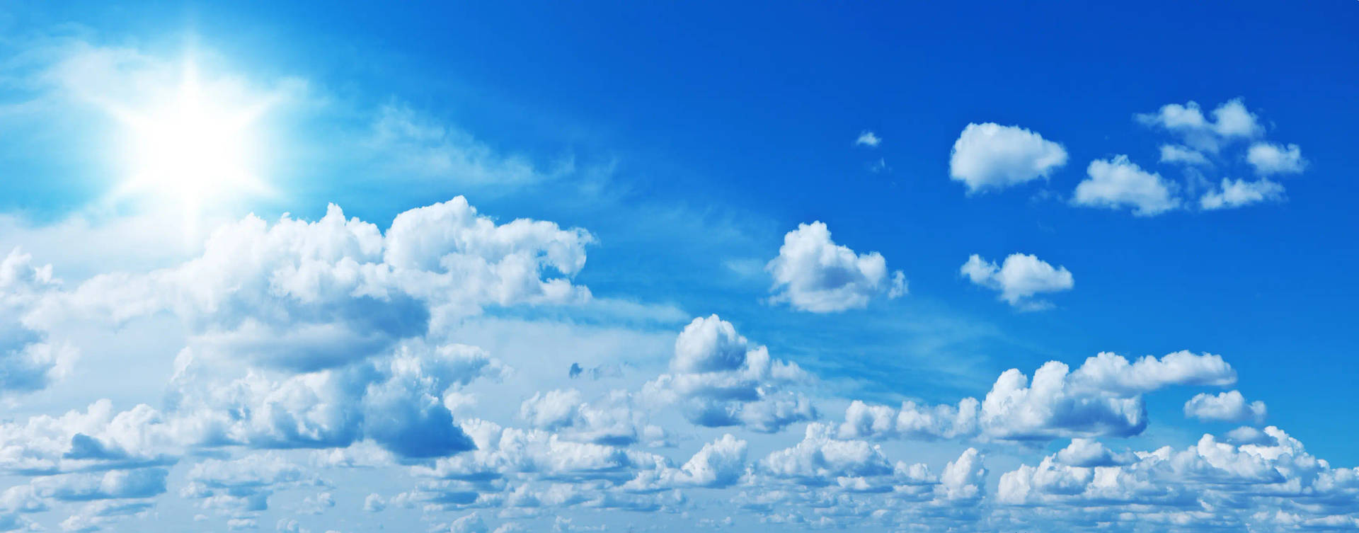 Calming Blue Funeral Clouds Background