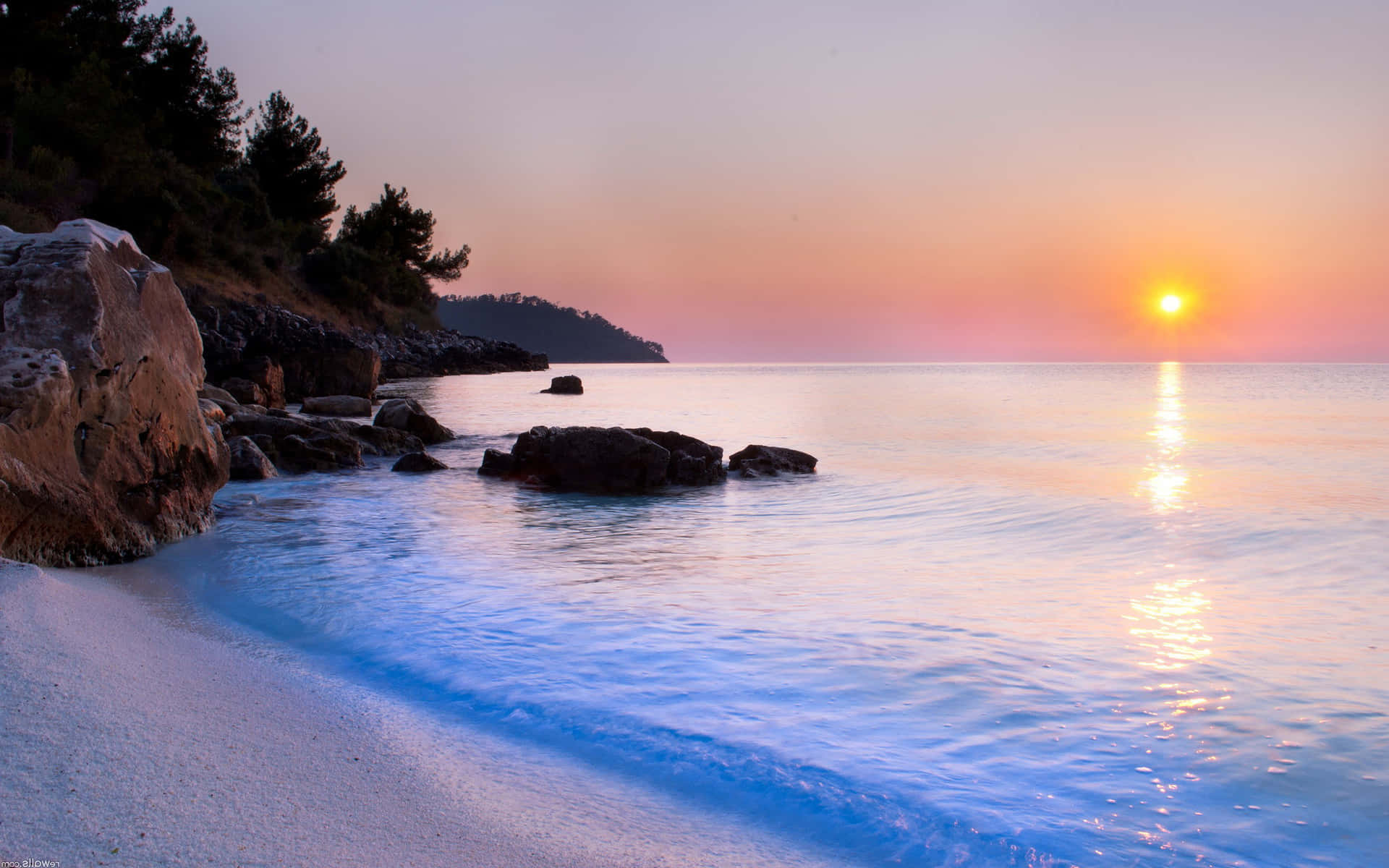 Calming Desktop Nice Beach Background