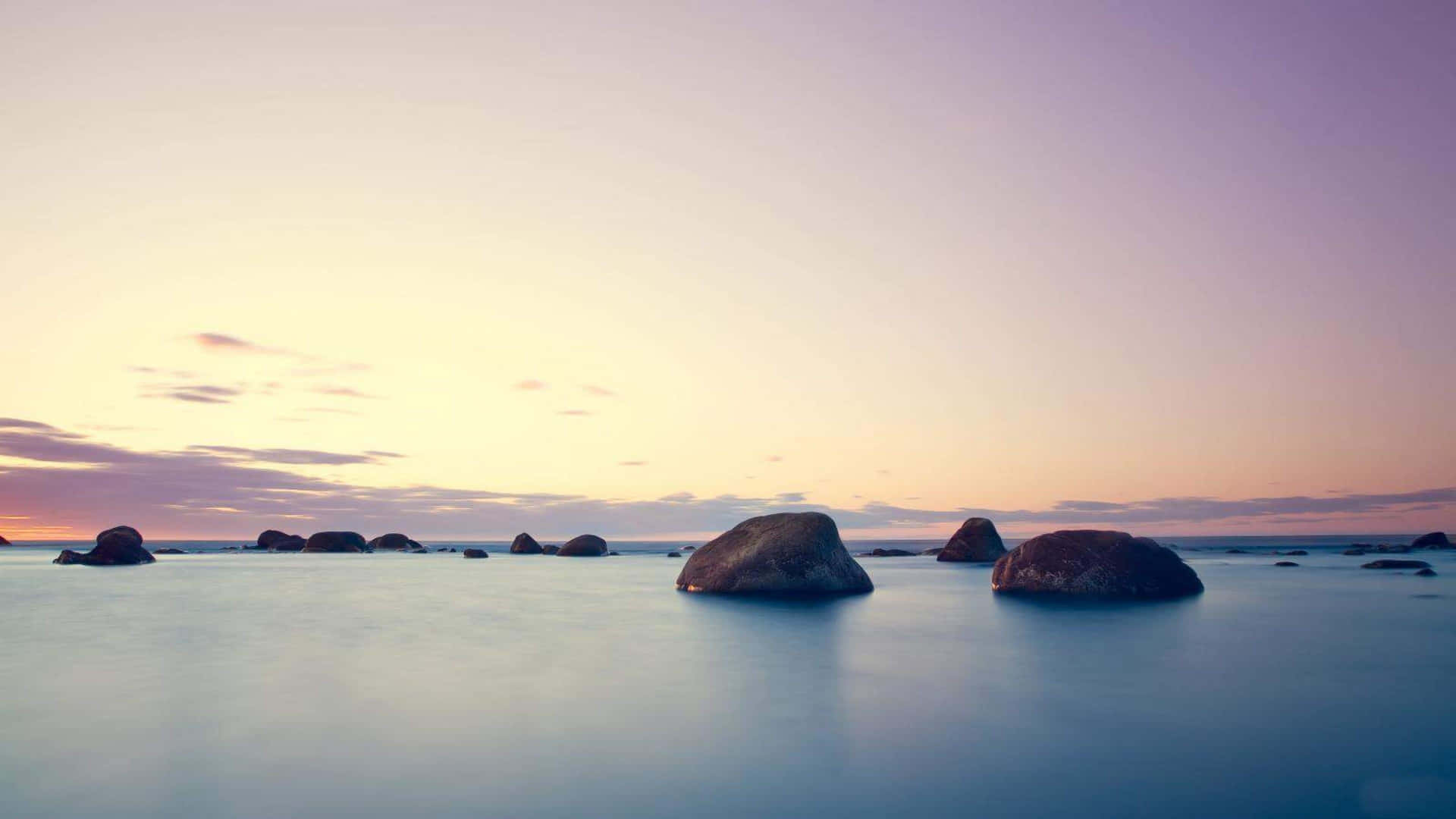 Calming Desktop Ocean Background