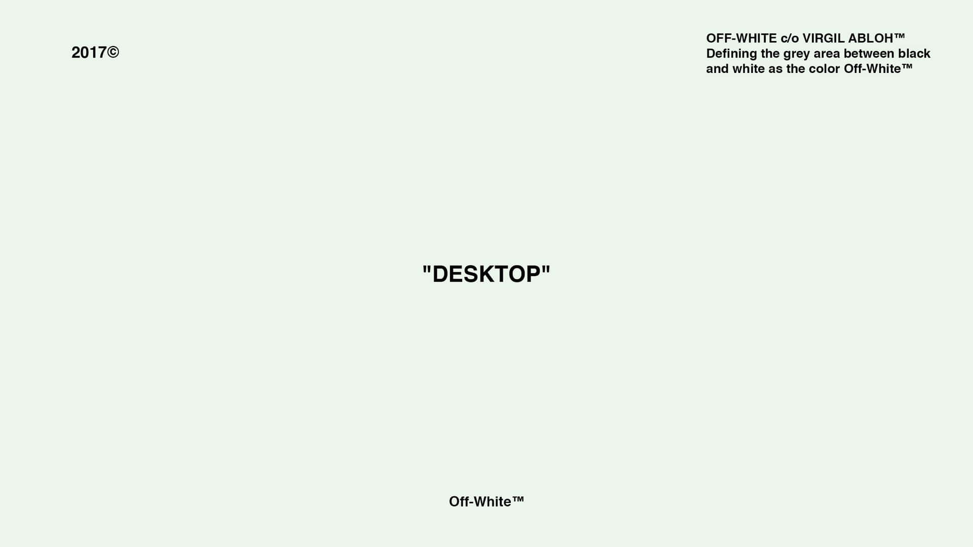 Calming Off White Desktop Background