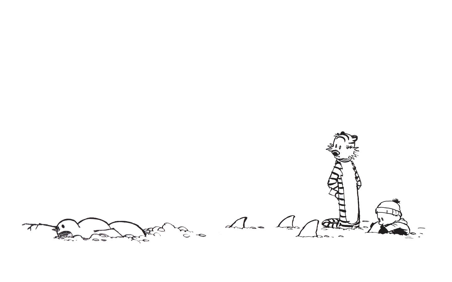 Calvin And Hobbes Snowman