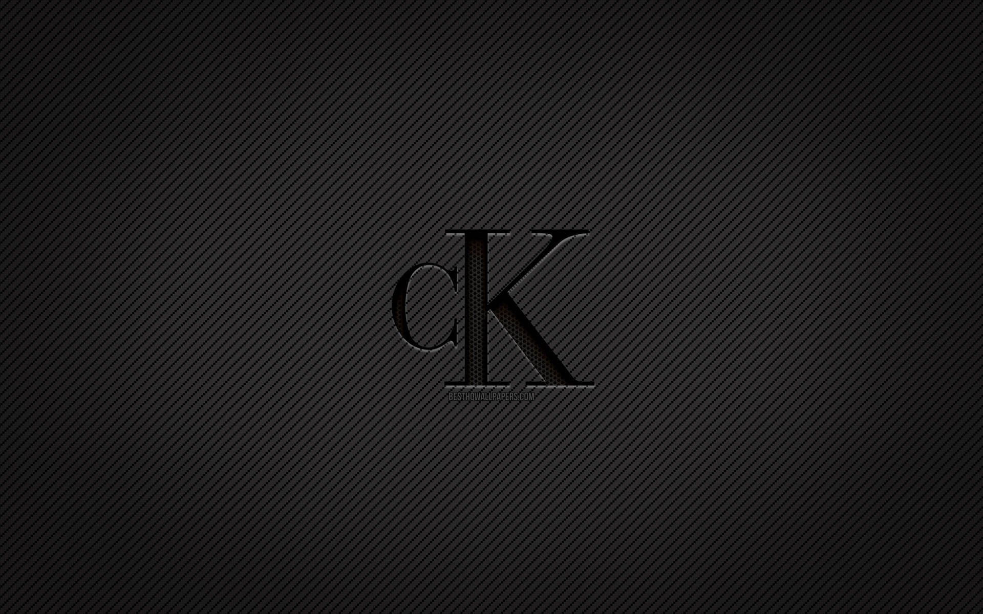Calvin Klein Black Logo Background