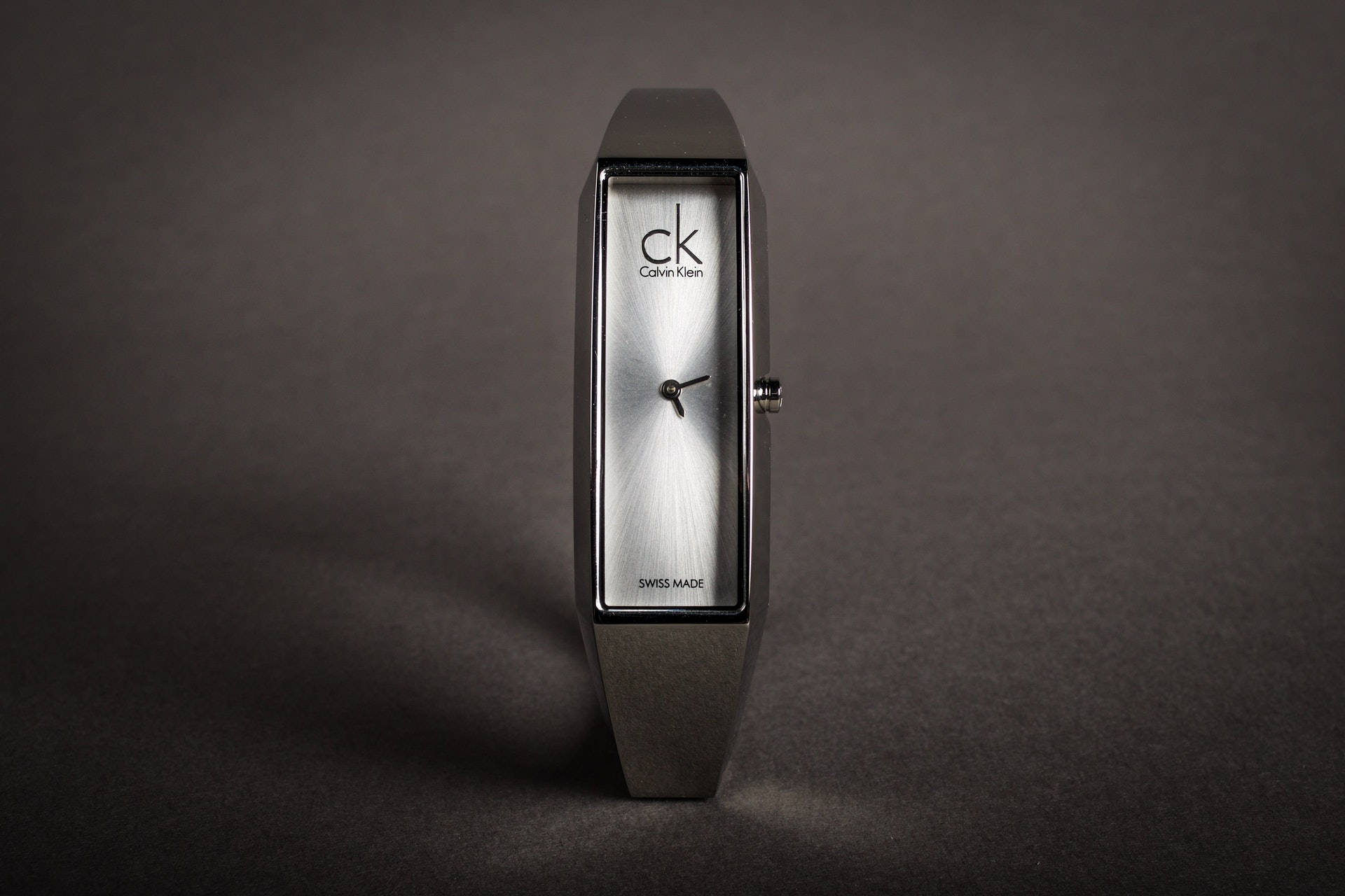 Calvin Klein Silver Watch Background