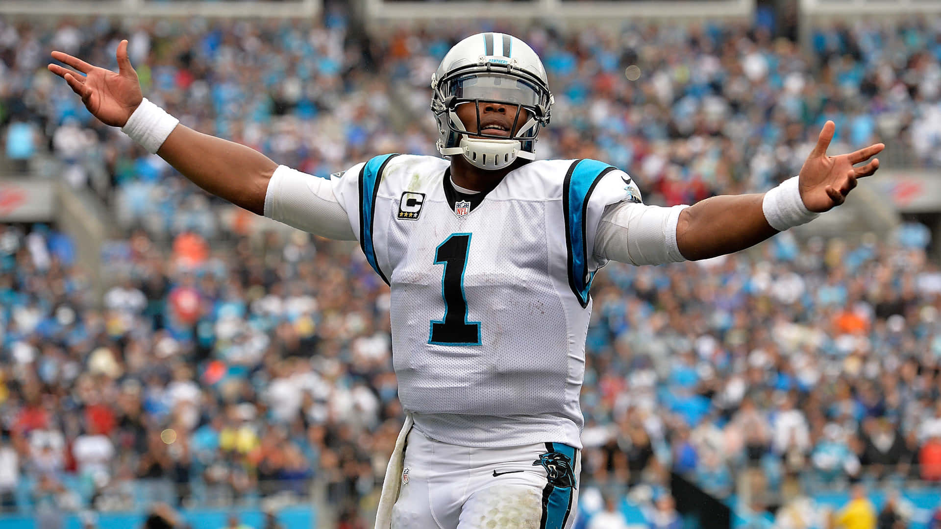 Cam Newton Celebrating