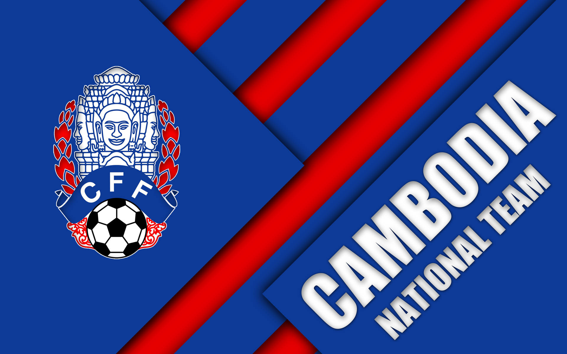 Cambodia National Team Flag Background