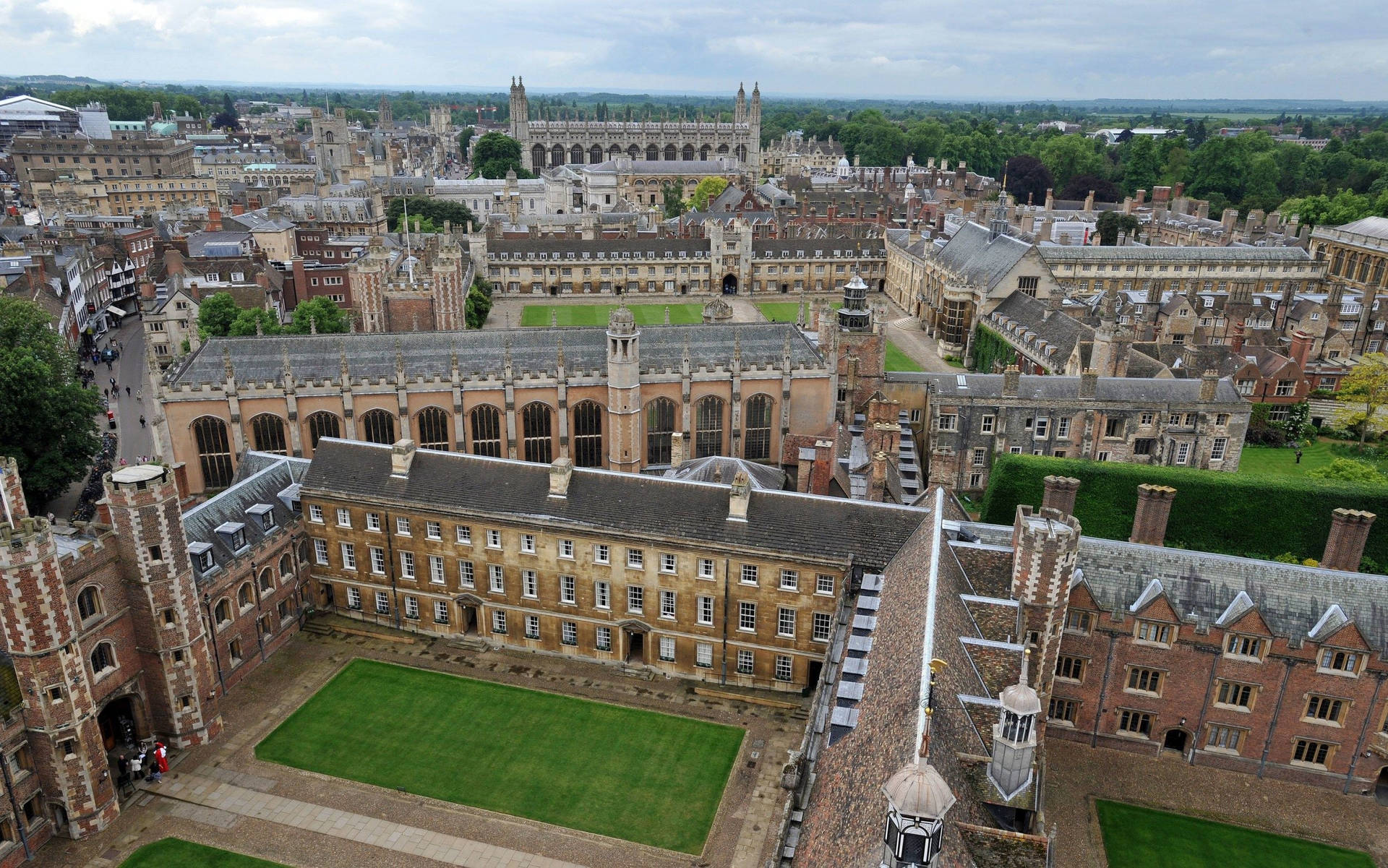 Cambridge College Buildings Background