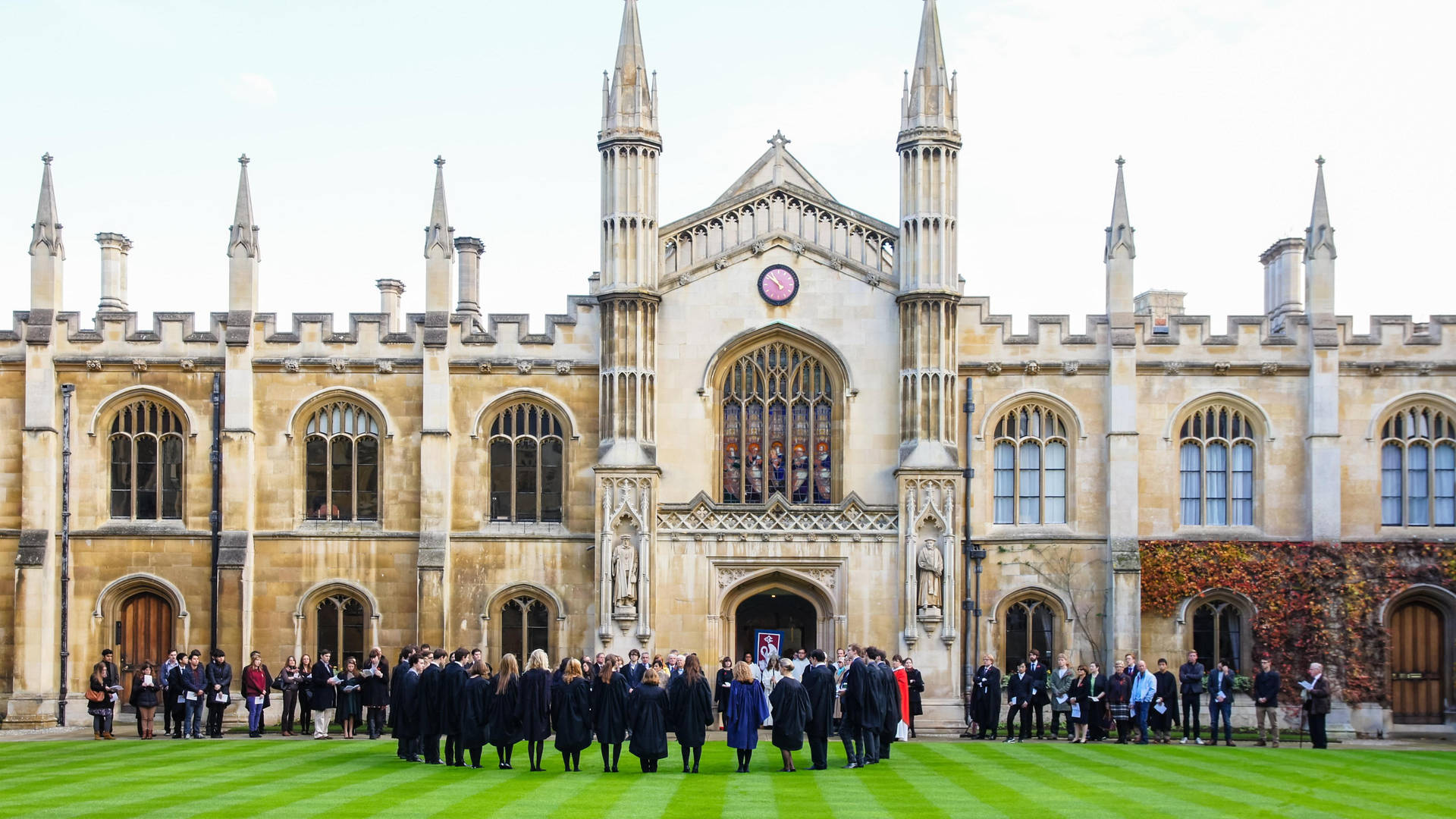 Cambridge University Hall Background