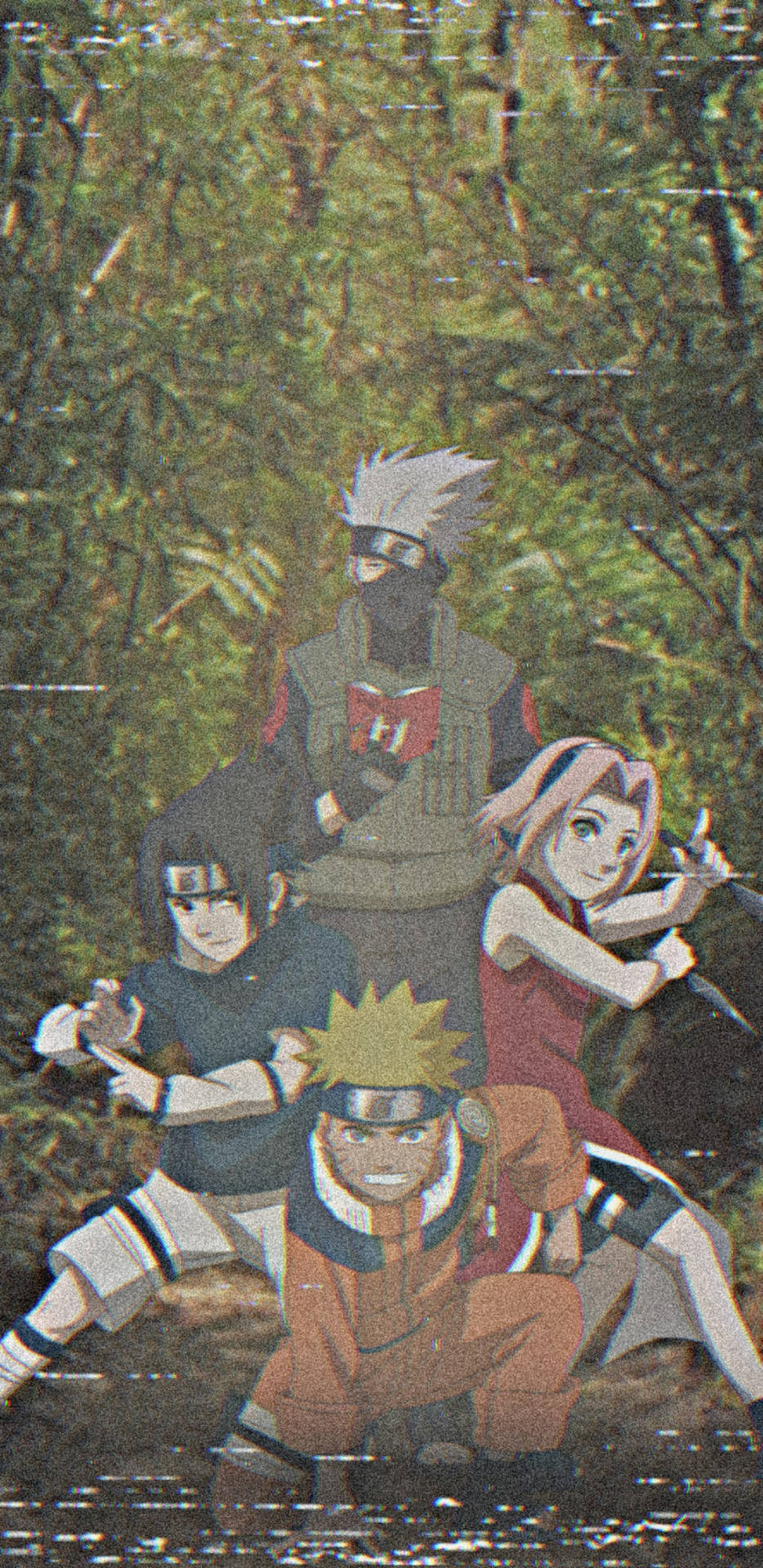 Camcorder Naruto Team 7 Iphone Background