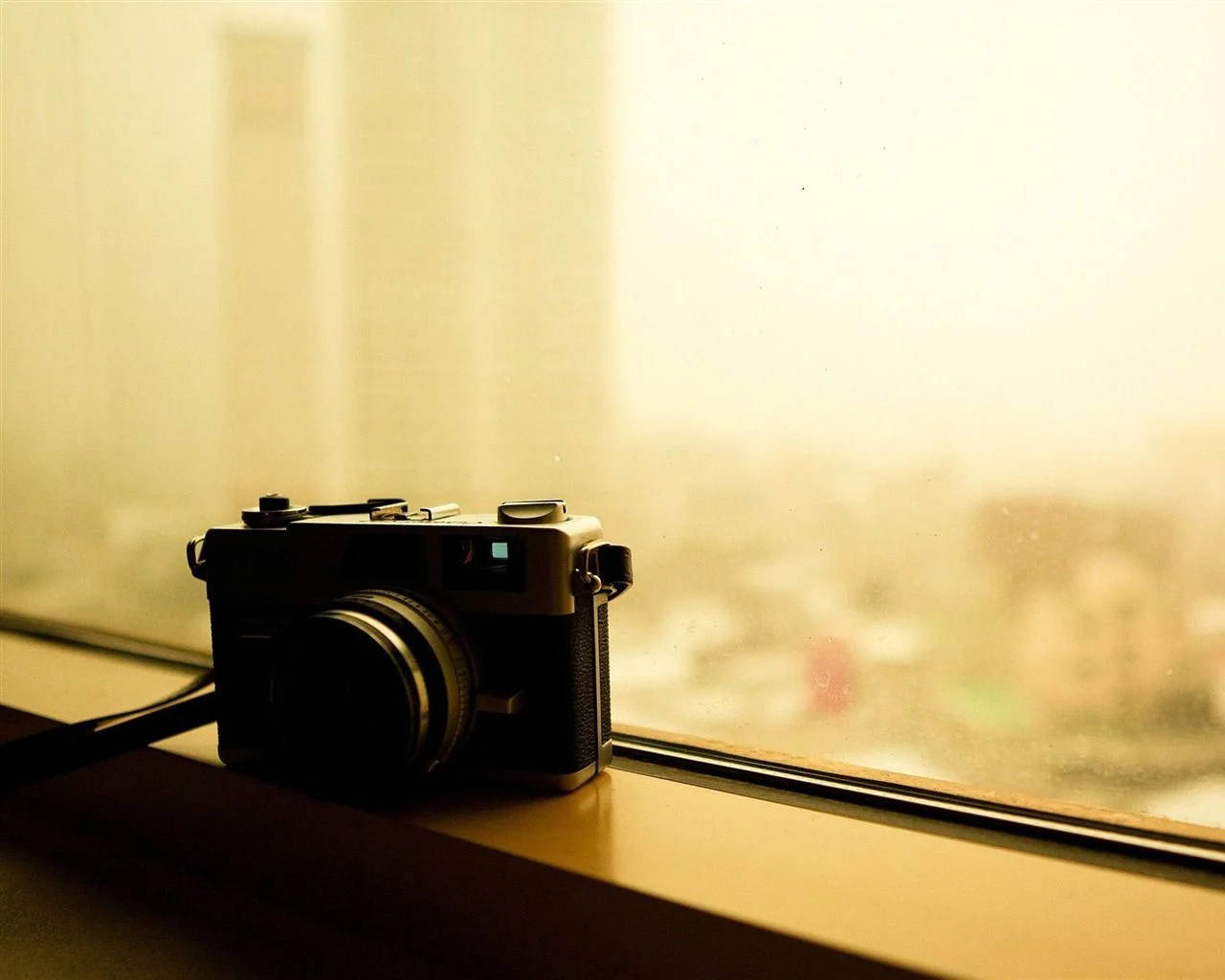Camera By The Window Hd Photography Background