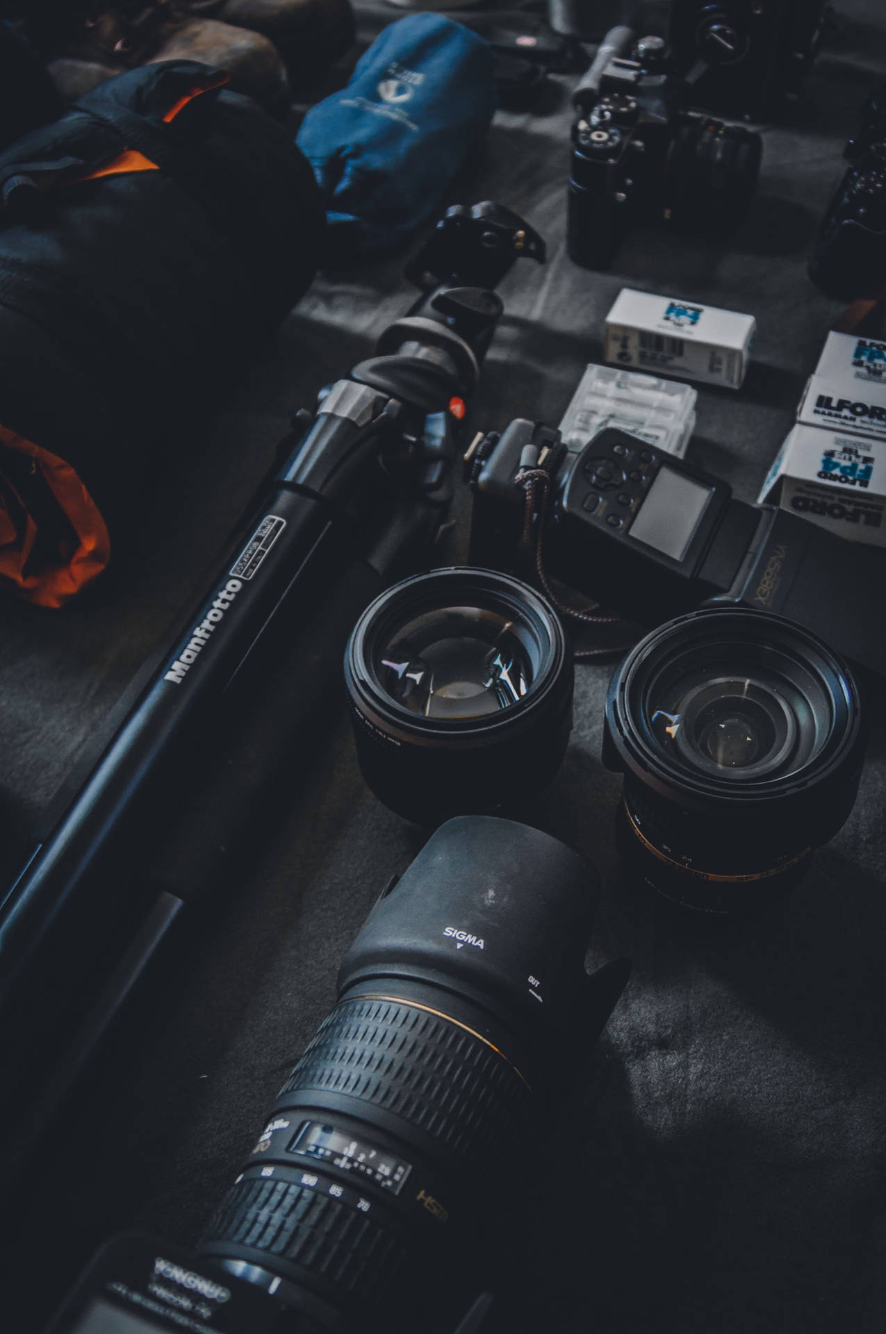 Camera Equipment Aesthetic Hd Photography Background