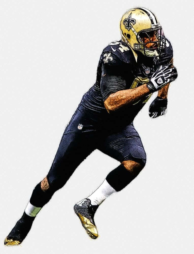 Cameron Jordan On The Run Background