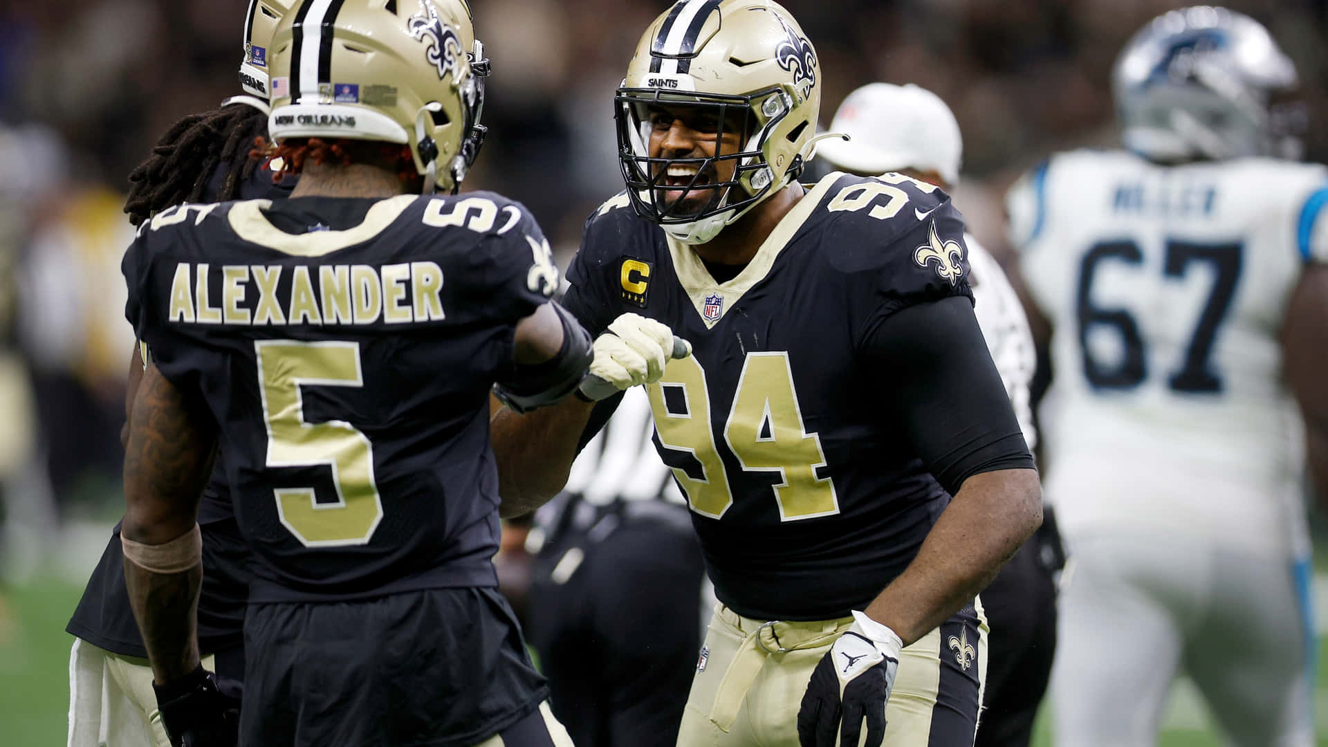 Cameron Jordan With Alexander Background