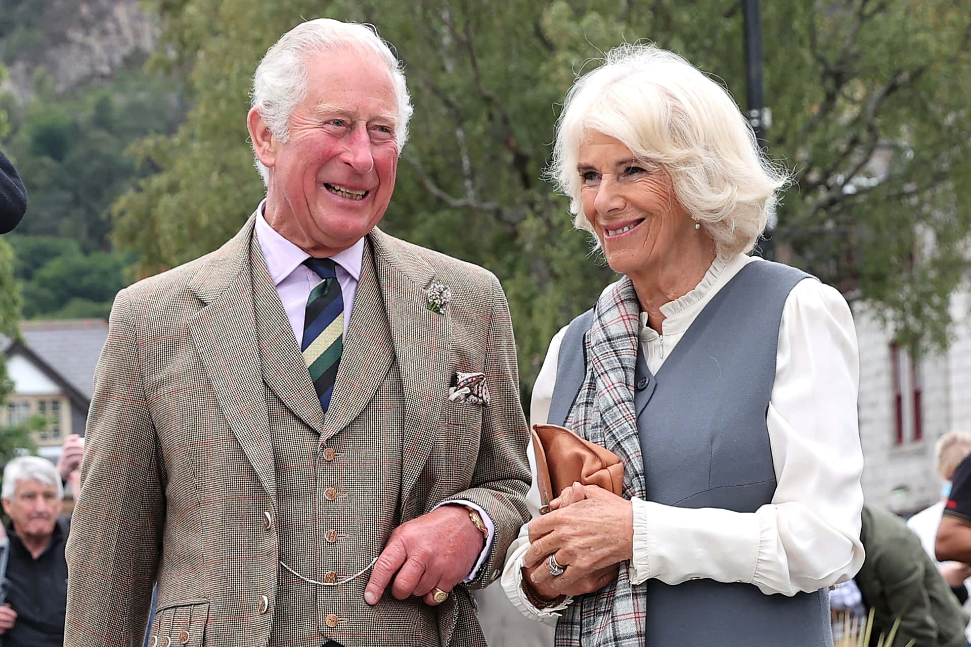 Camilla Laughing With Charles