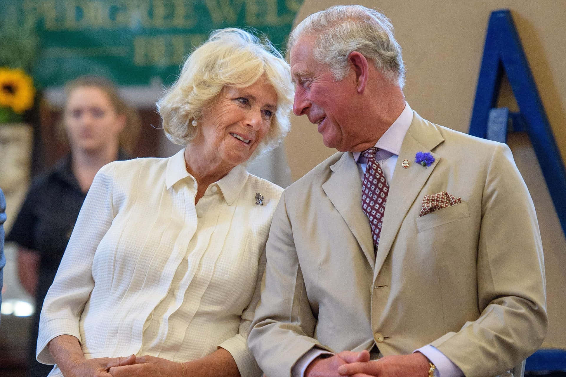 Camilla Leaning Towards Charles
