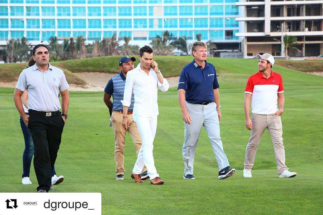 Camilo Villegas Walking With Friends