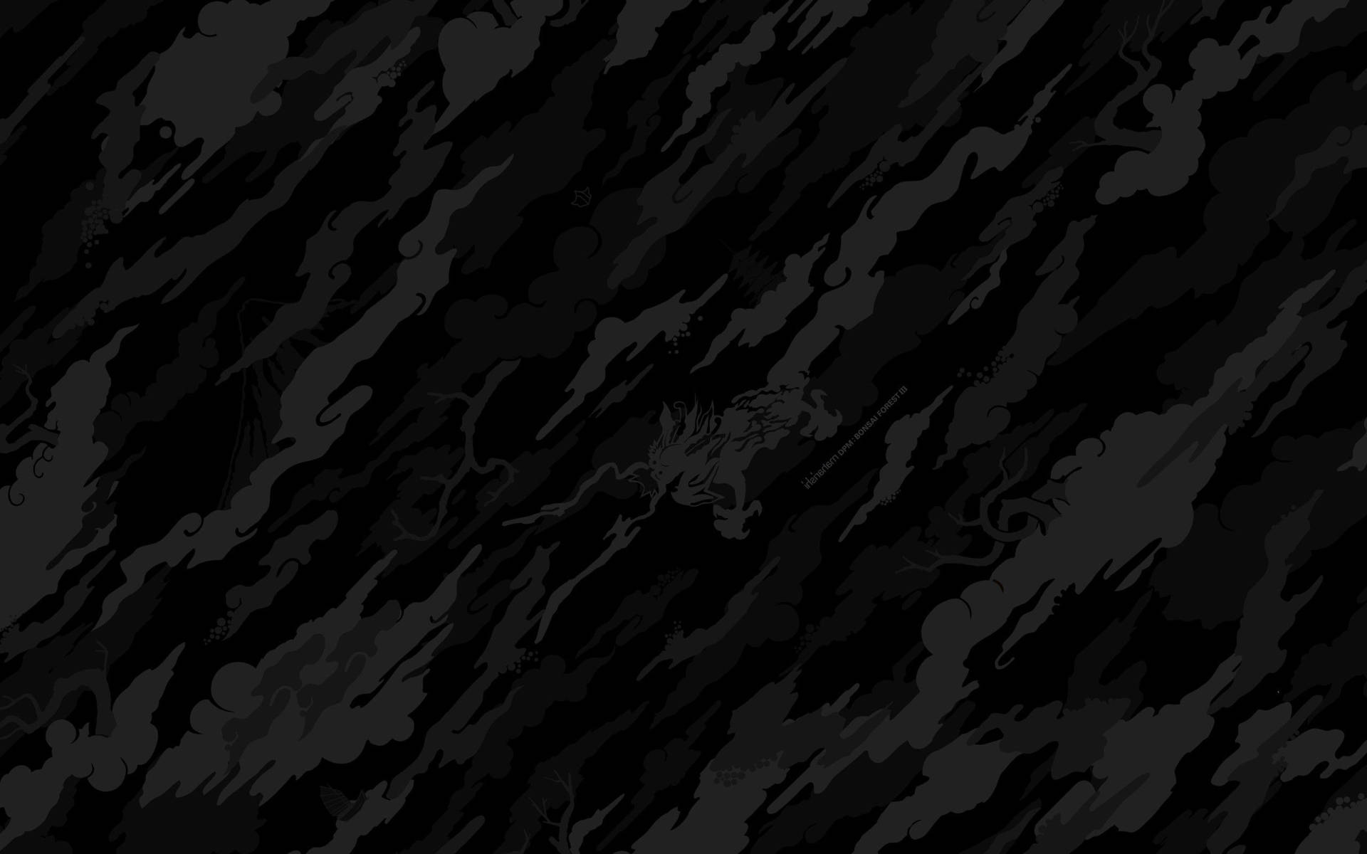 Camo Black Splattered Background