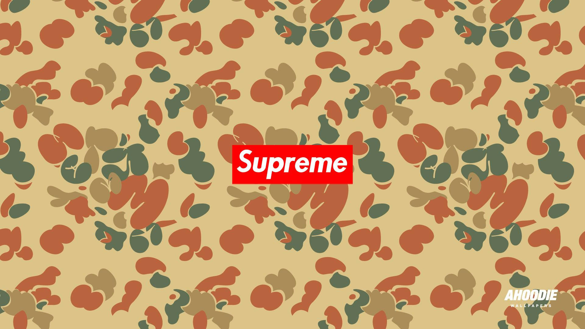 Camo Supreme Laptop Background