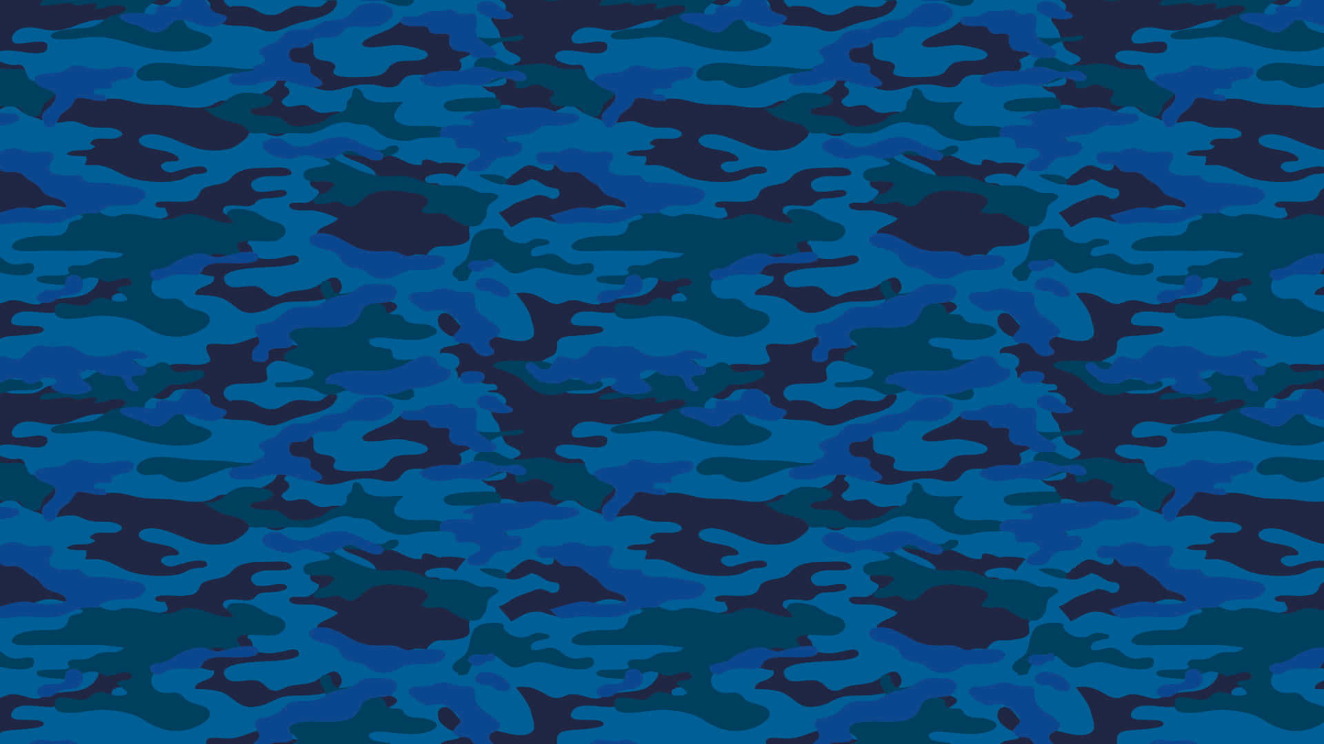 Camouflage Gone Blue Background