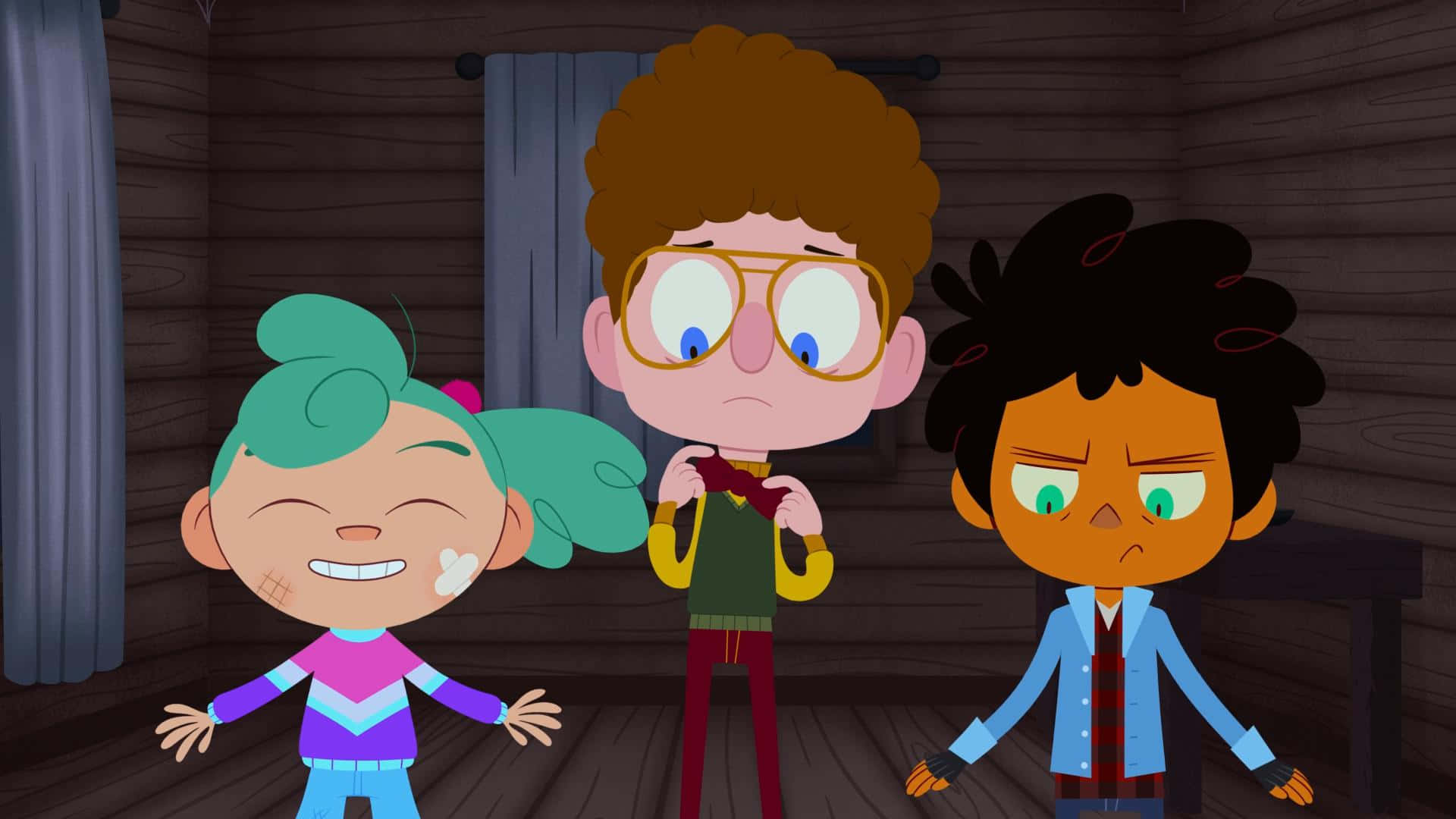 Camp Camp Kids In House Background