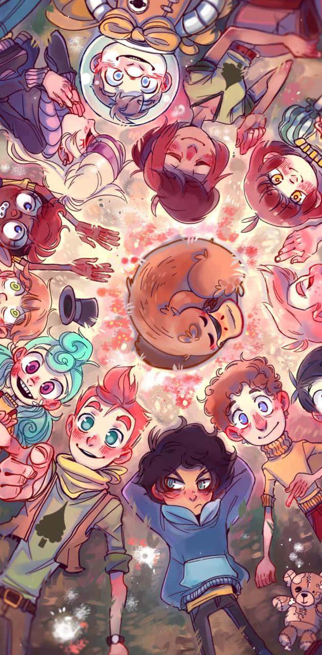 Camp Camp Kids Looking Down Background