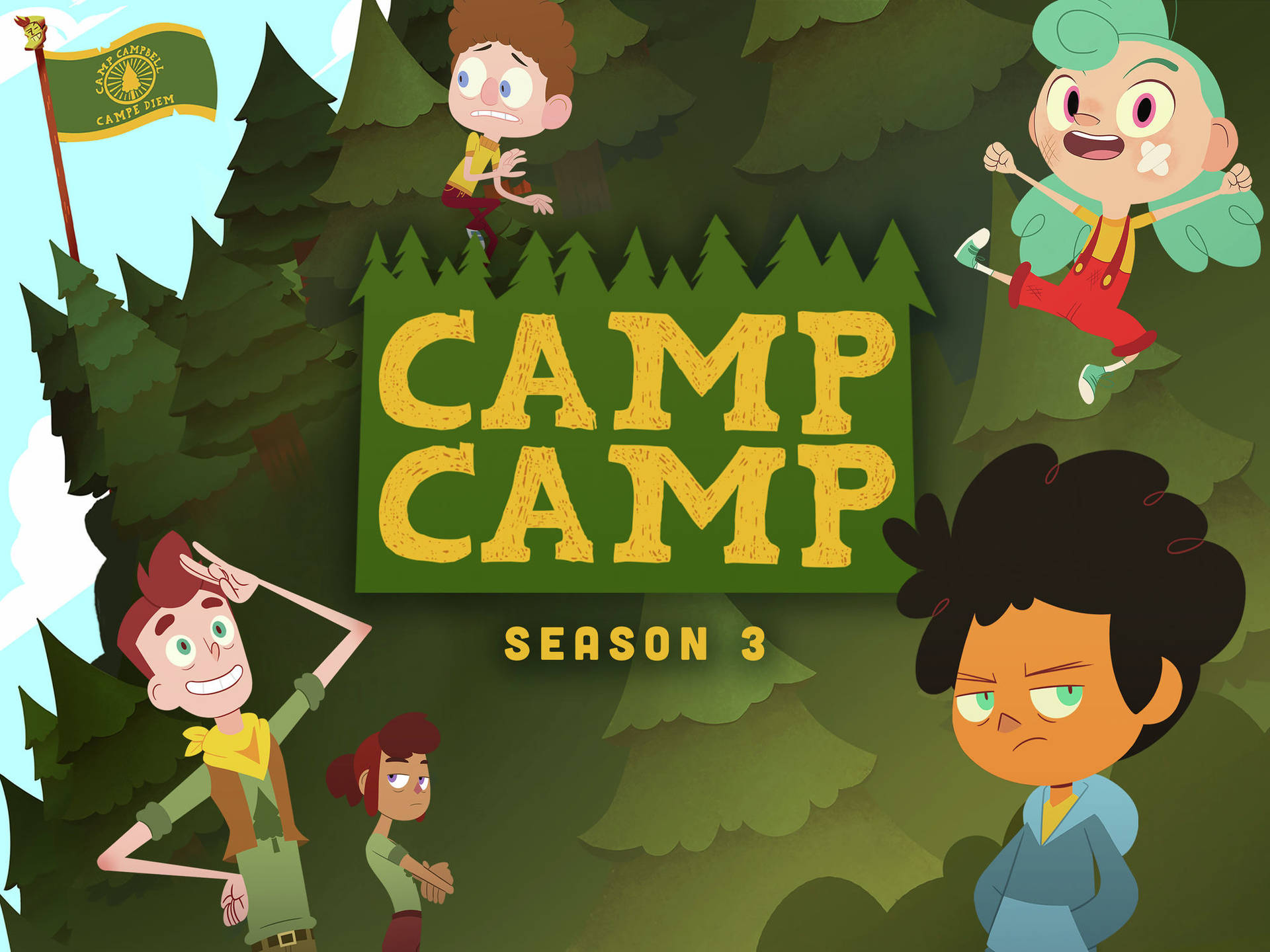 Camp Camp Season 3 Poster Background