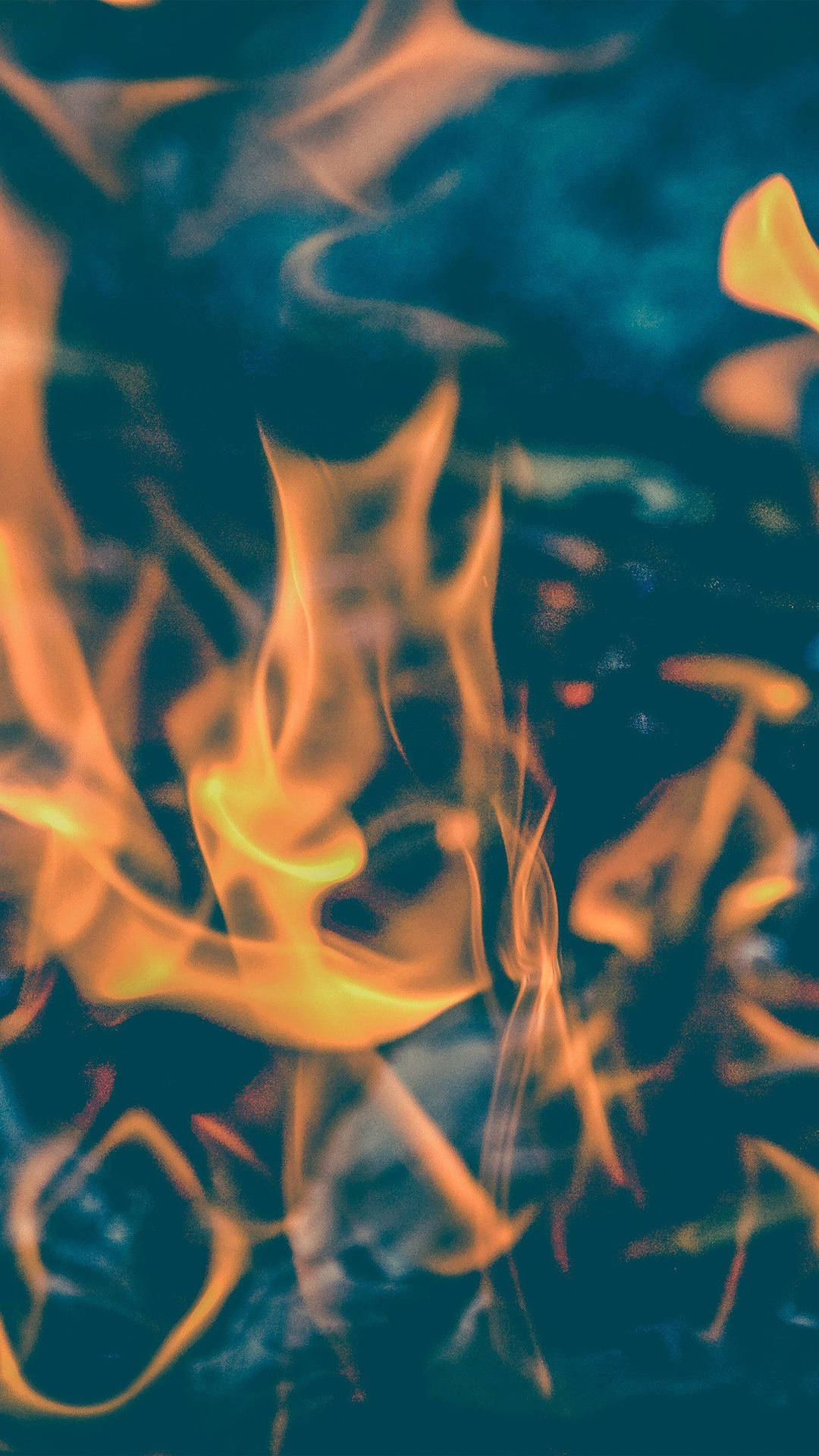 Campfire Close-up Background