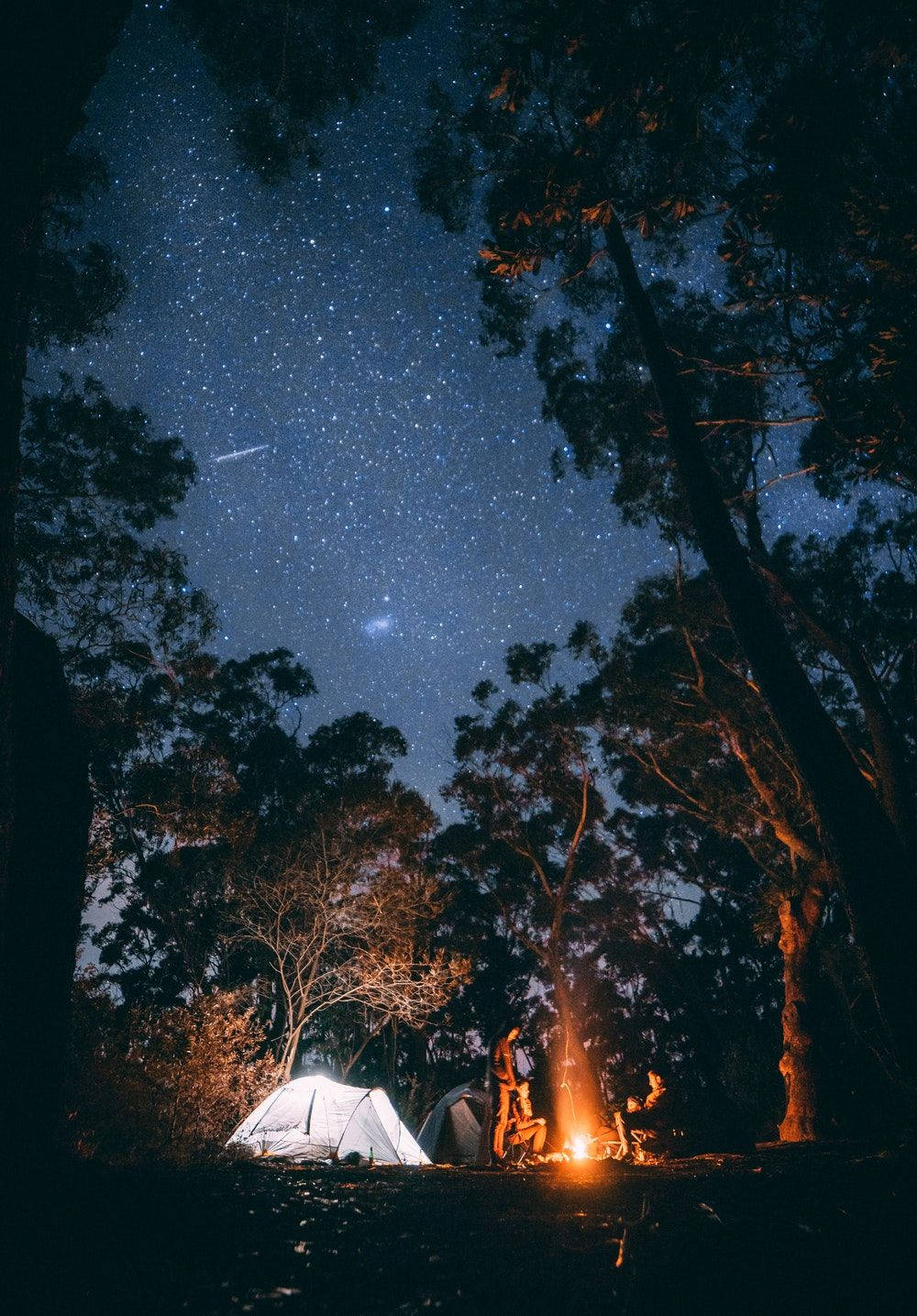 Camping At Night