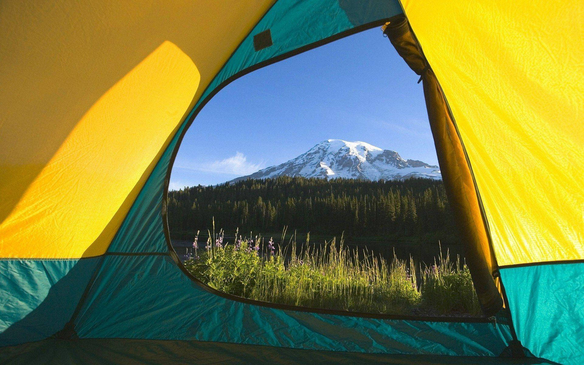 Camping Tent Background