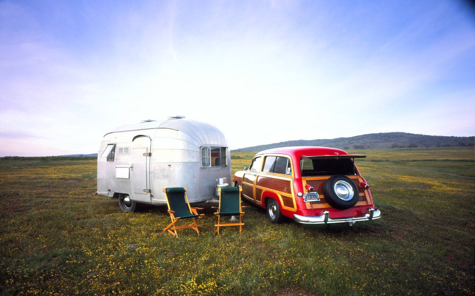 Camping Truck Background