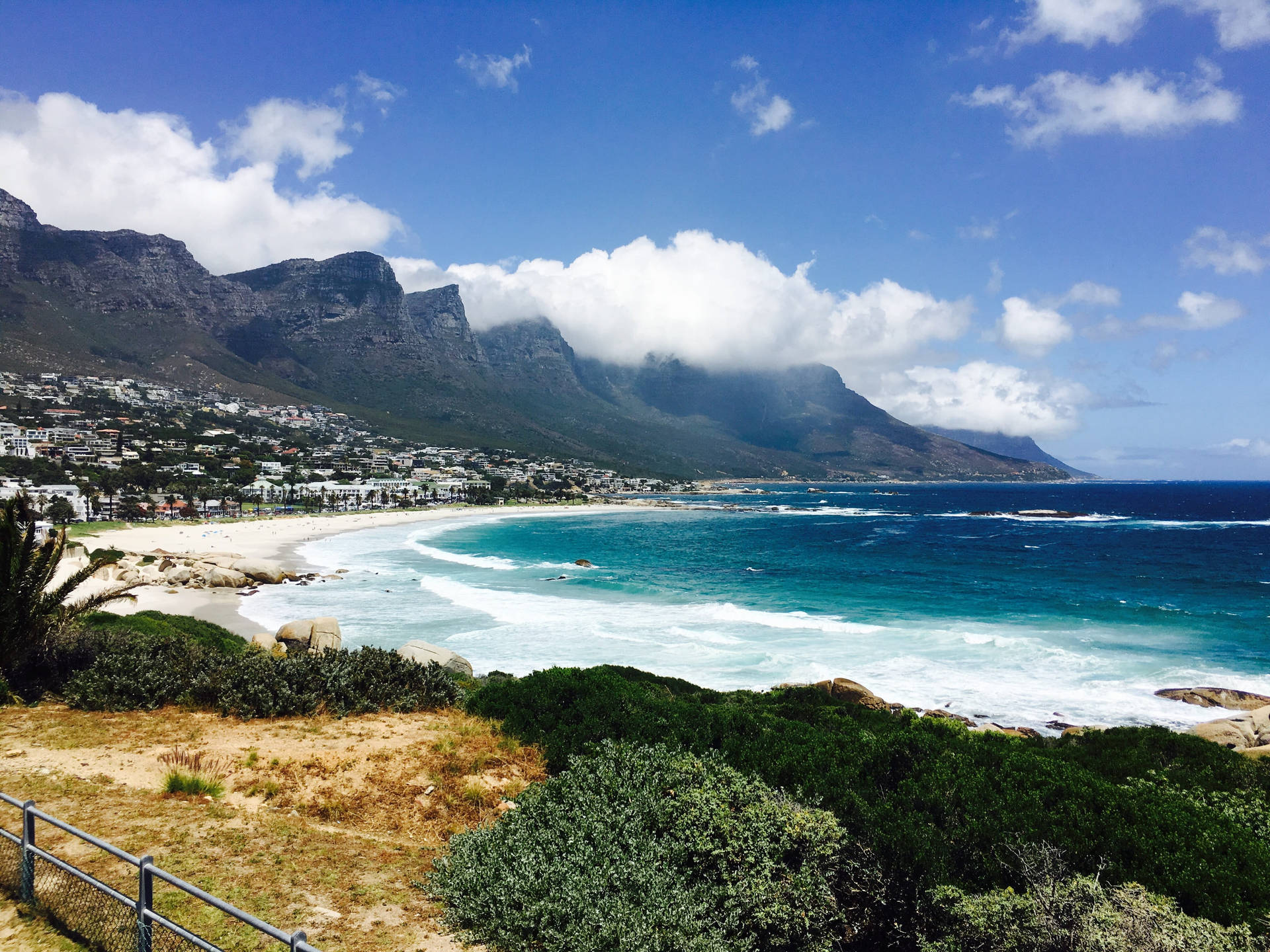 Camps Bay Beach Cape Town Background