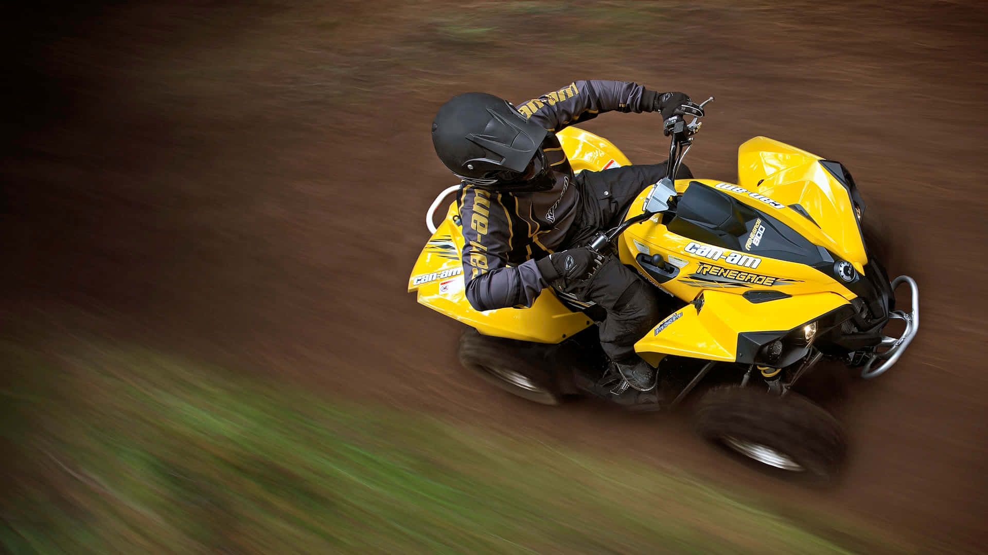 Can Am A T V Action Shot Background