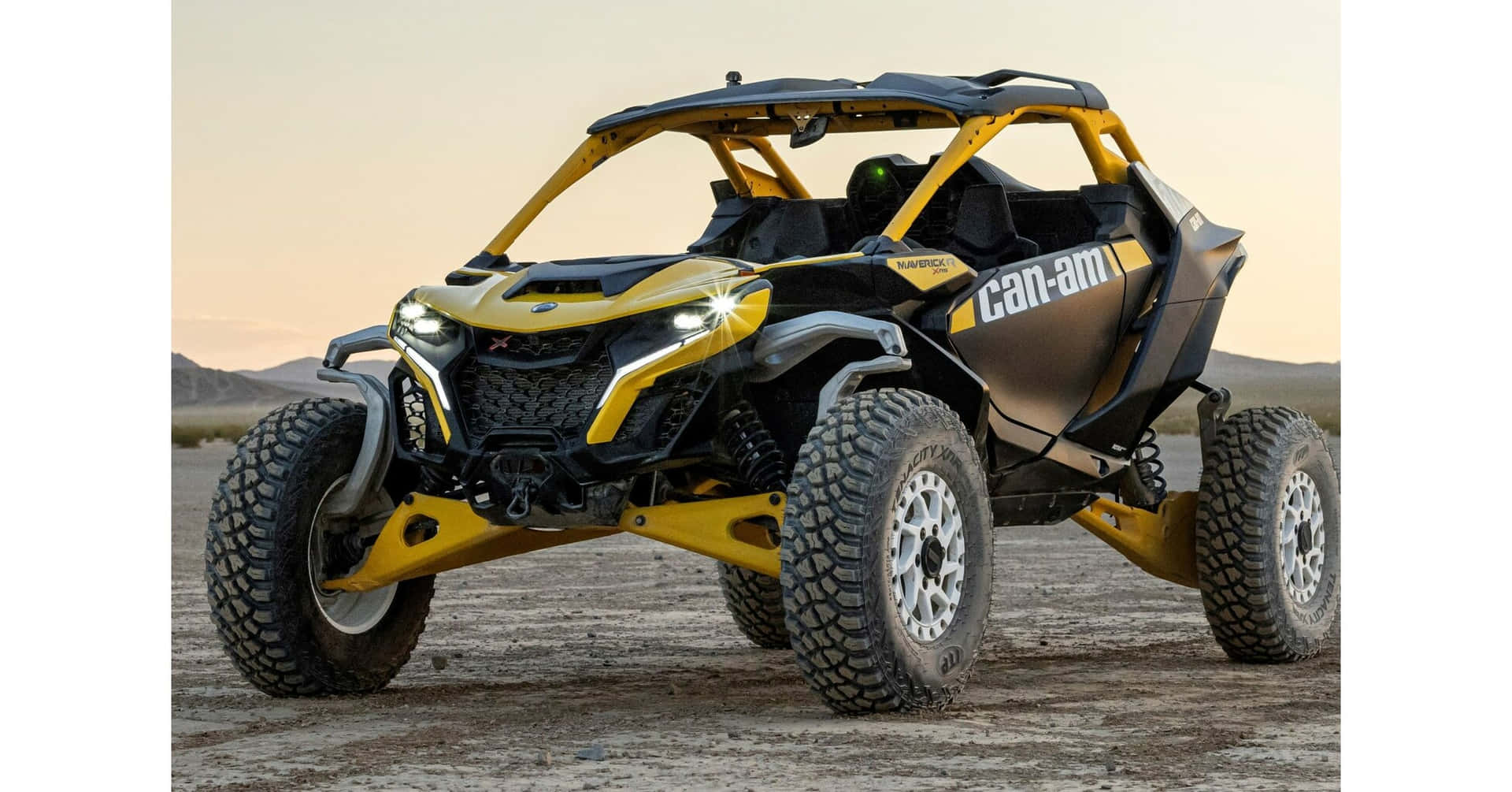 Can Am Off Road Vehicle Desert Background