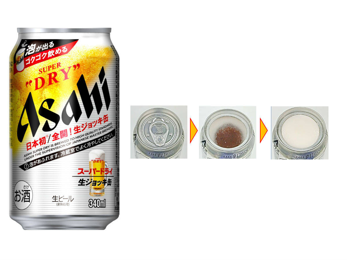 Can Lid Asahi Super Dry Open Background