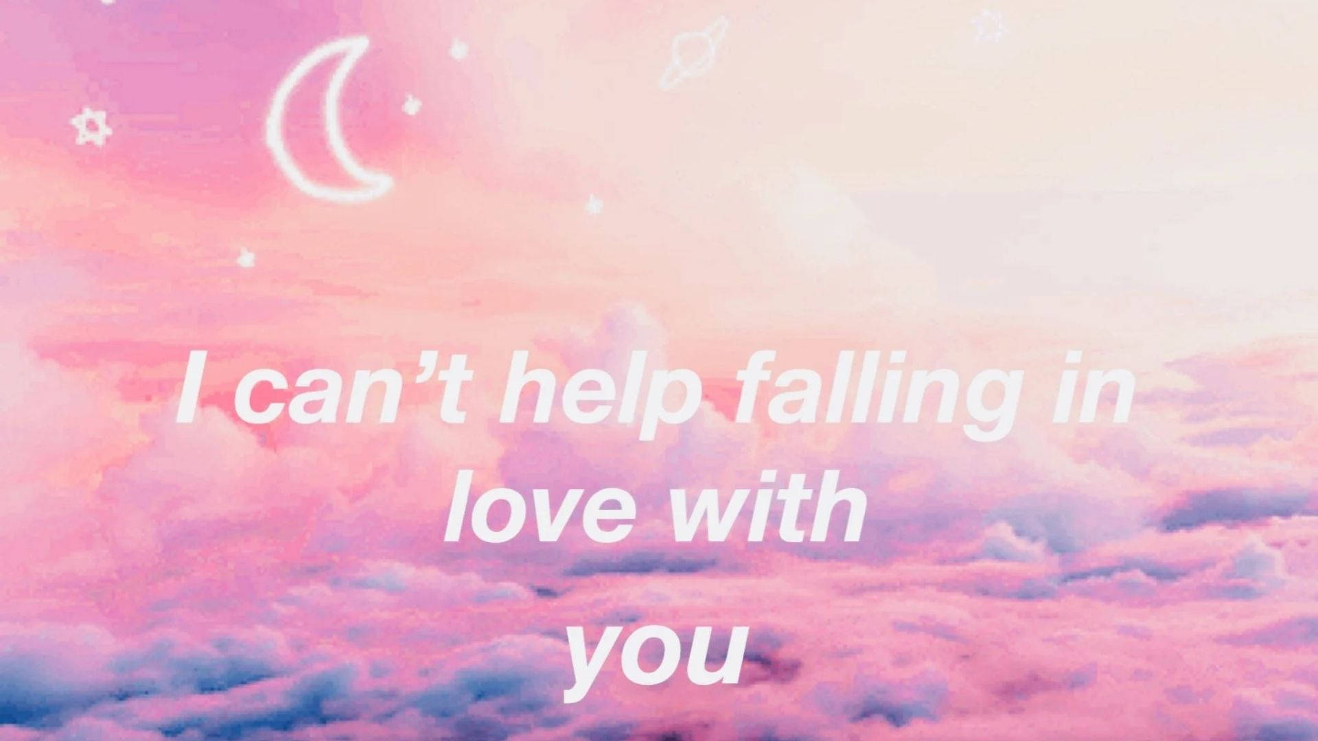 Can't Help Falling In Love Aesthetic