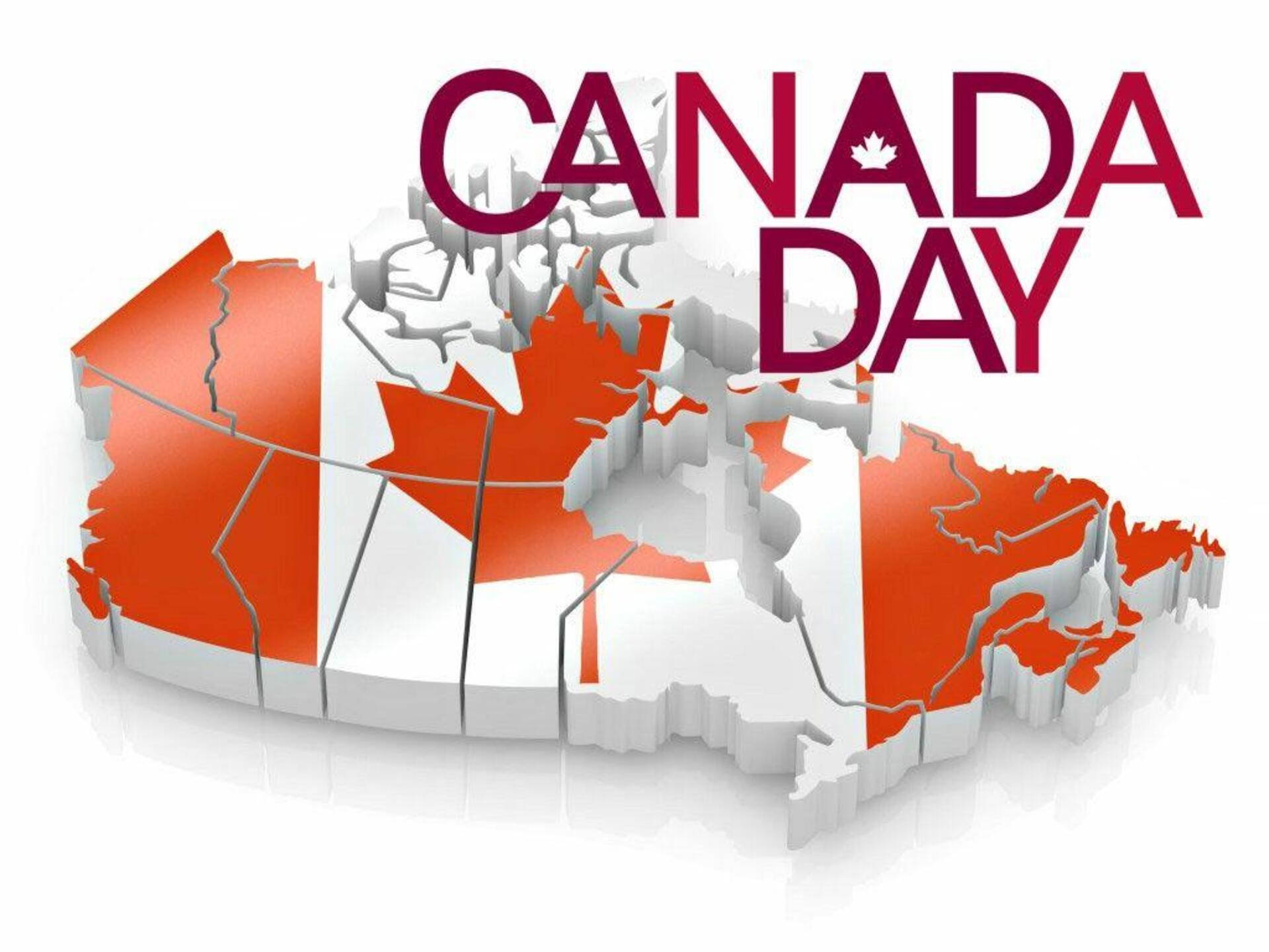Canada Day Map