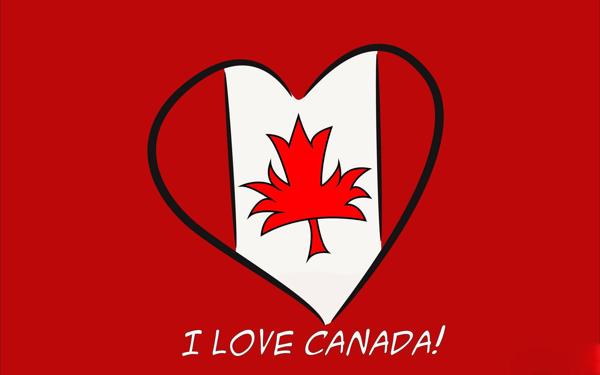 Canada Day Vector Art Background